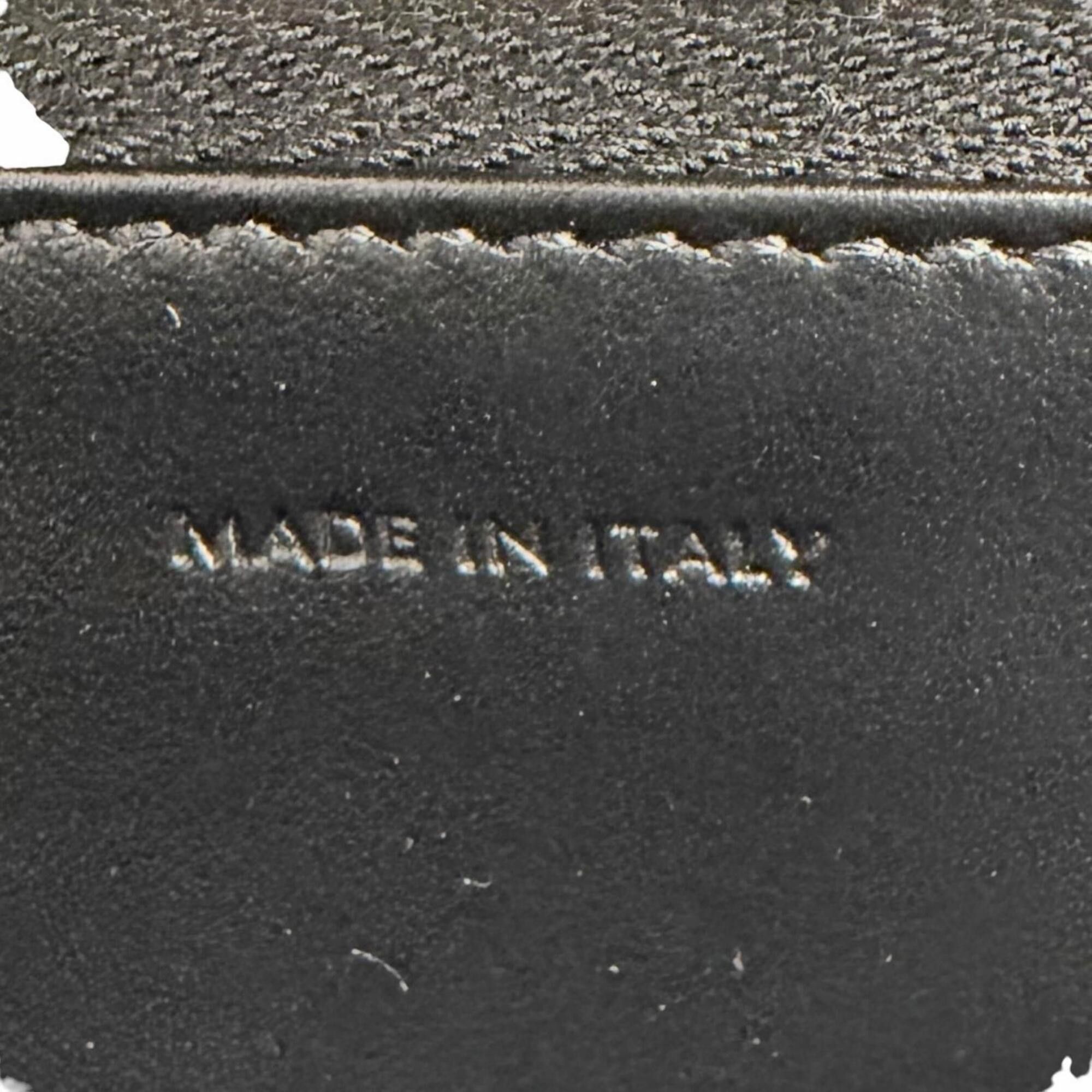Celine CELINE 10E313DPV Shiny Calfskin Triomphe Flap Large Wallet, Bi-fold Long Black with Gold Hardware, Made in Italy, Women's, Comes Box and Dust Bag. Size ONE SIZE - 10 Thumbnail
