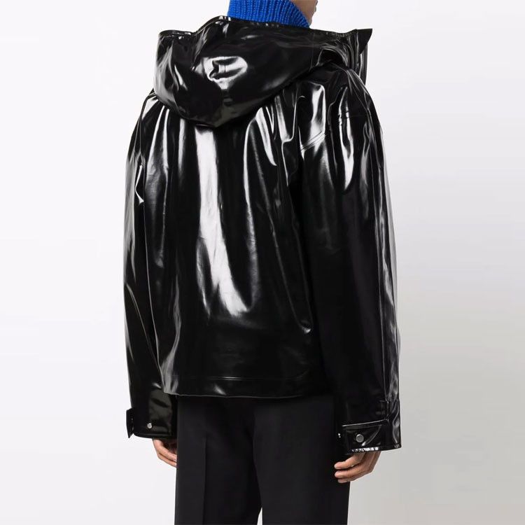 Bottega Veneta Bottega Veneta Salon 02 Coated Hooded Jacket Size L Size US L / EU 52-54 / 3 - 9 Thumbnail