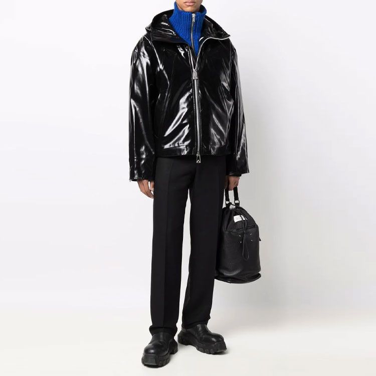 Bottega Veneta Bottega Veneta Salon 02 Coated Hooded Jacket Size L Size US L / EU 52-54 / 3 - 8 Thumbnail