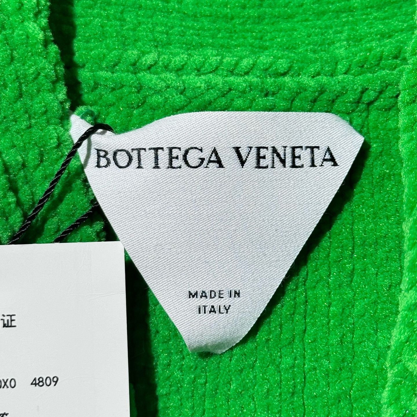 Bottega Veneta Bottega Veneta Green Textured Cardigan Size L Size US L / EU 52-54 / 3 - 3 Thumbnail