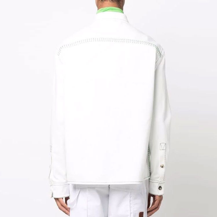 Bottega Veneta Bottega Veneta Contrast Stitch Button Up Shirt Size 44 Size US S / EU 44-46 / 1 - 11 Thumbnail