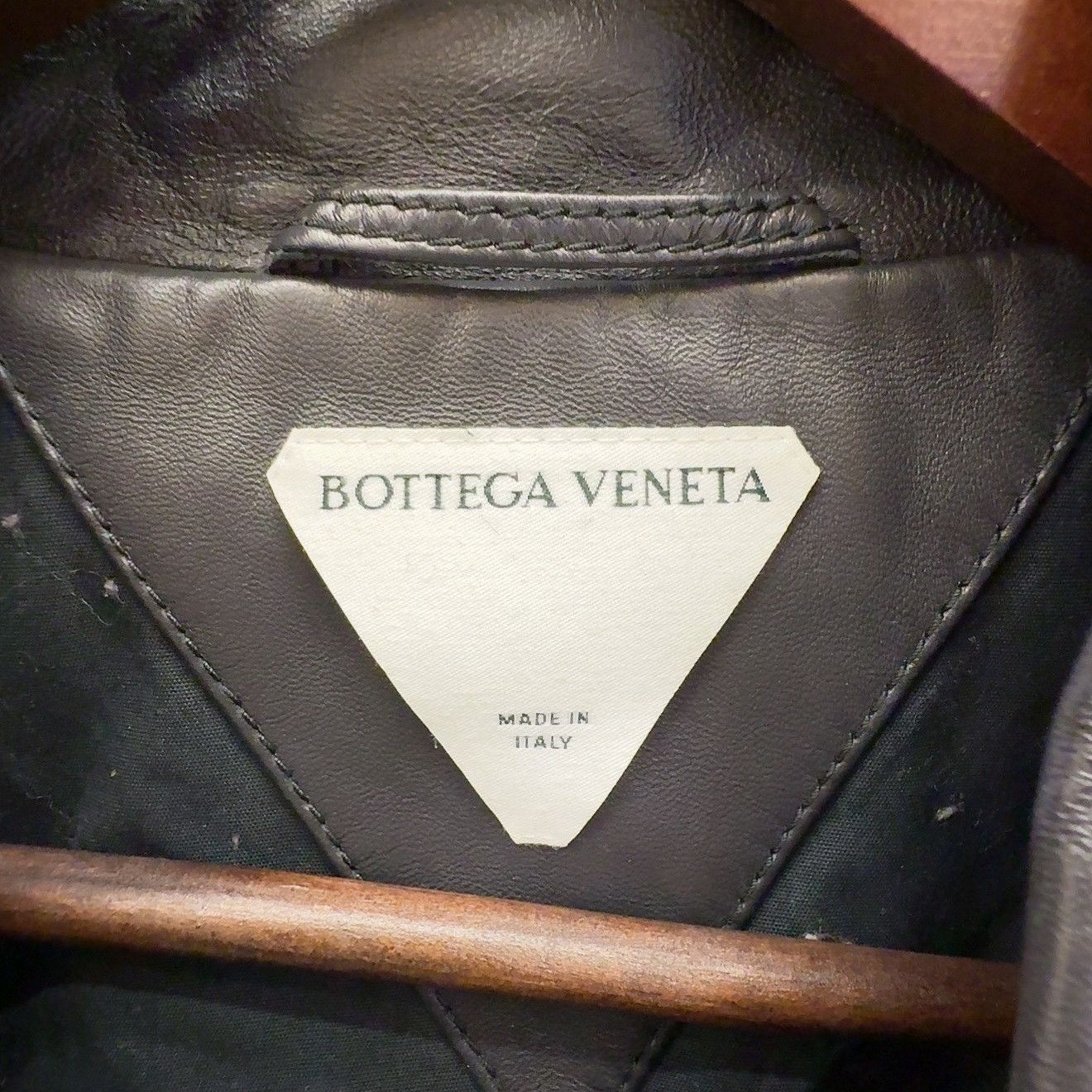 Bottega Veneta Bottega Veneta Belted Leather Jacket Size S Size US S / EU 44-46 / 1 - 3 Thumbnail