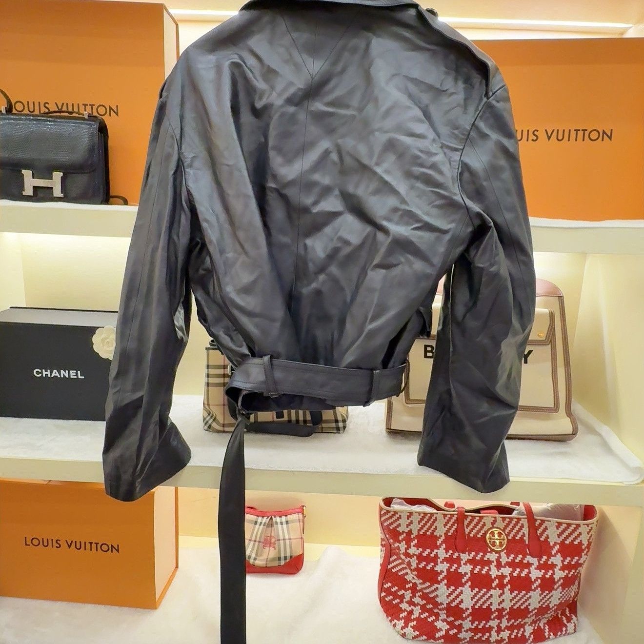 Bottega Veneta Bottega Veneta Belted Leather Jacket Size S Size US S / EU 44-46 / 1 - 2 Thumbnail