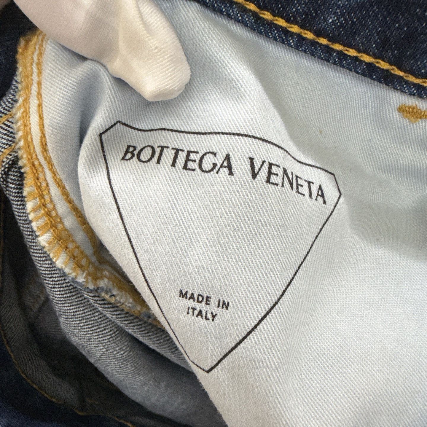 Bottega Veneta Bottega Veneta Green Leather Patch Jeans Size 40 Size 27" / US 4 / IT 40 - 3 Thumbnail