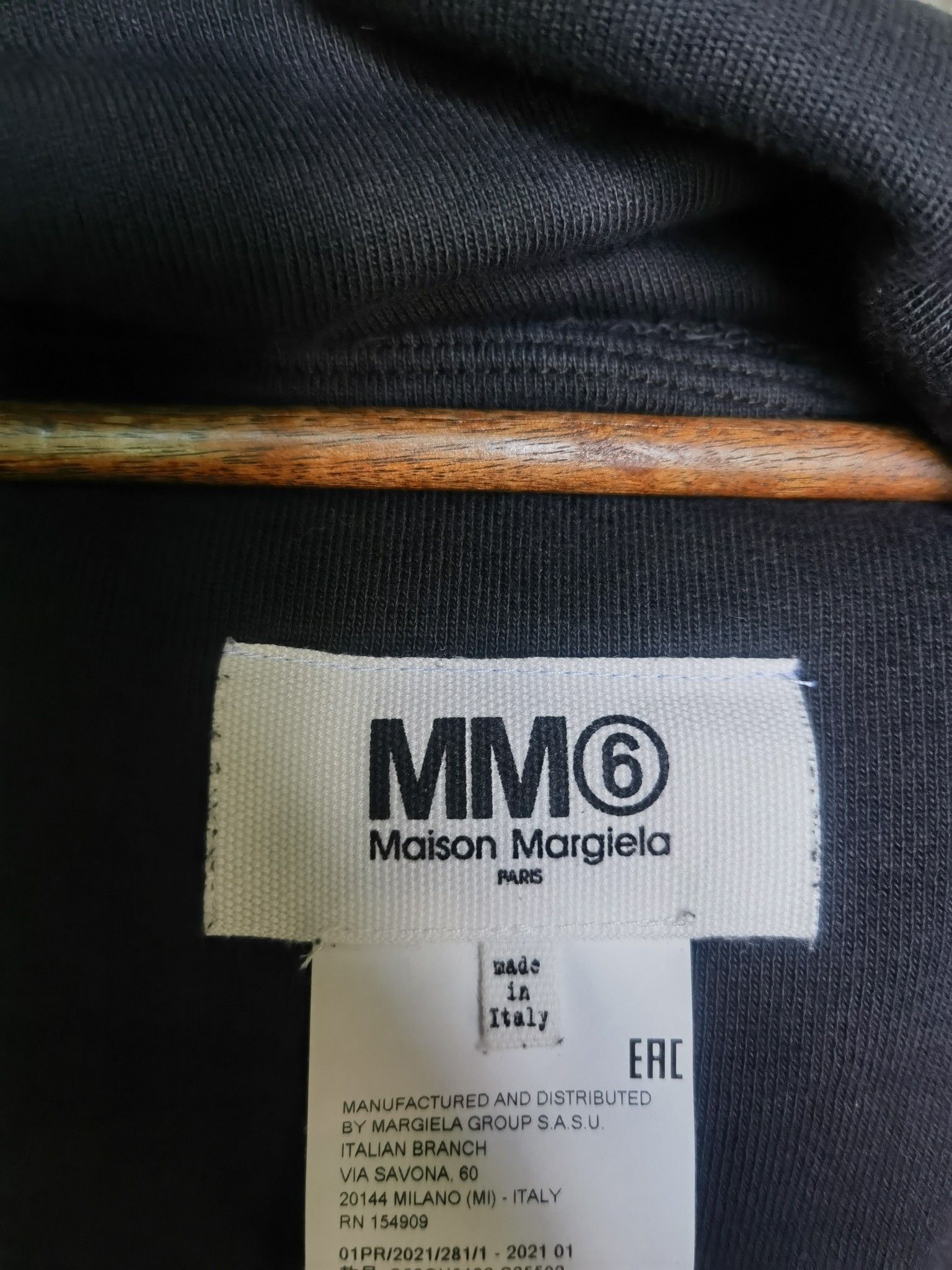 MM6 MM6 Maison Margiela Logo Graphic Hoodie Size S Size S / US 4 / IT 40 - 3 Thumbnail