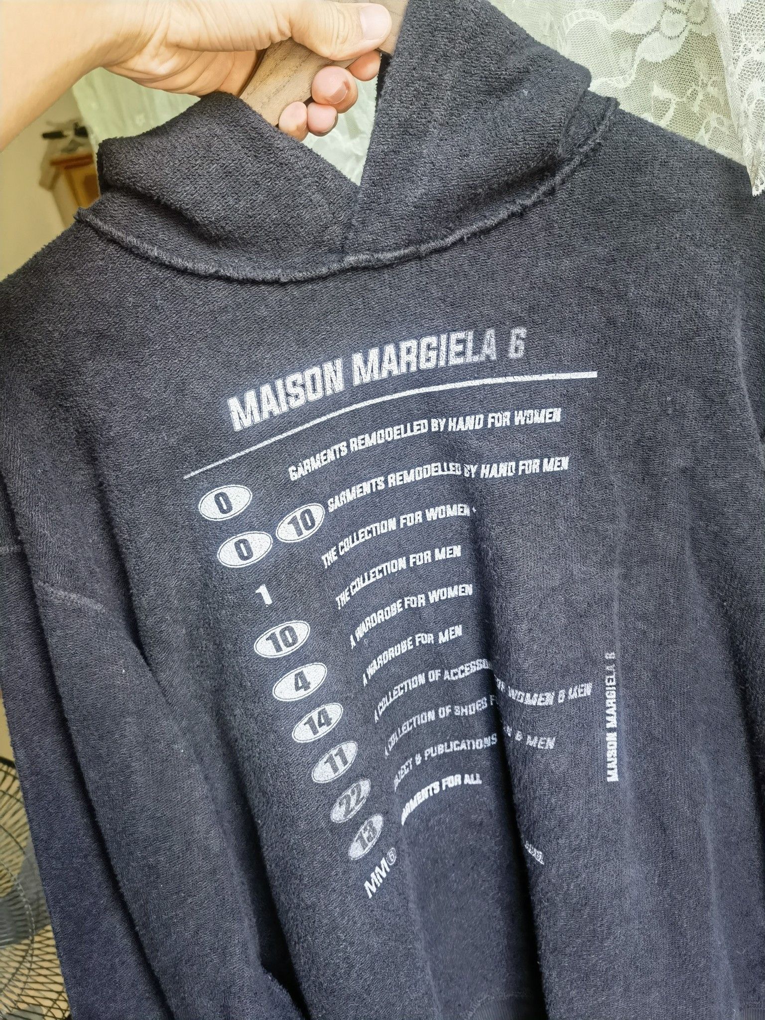 MM6 MM6 Maison Margiela Logo Graphic Hoodie Size S Size S / US 4 / IT 40 - 7 Thumbnail