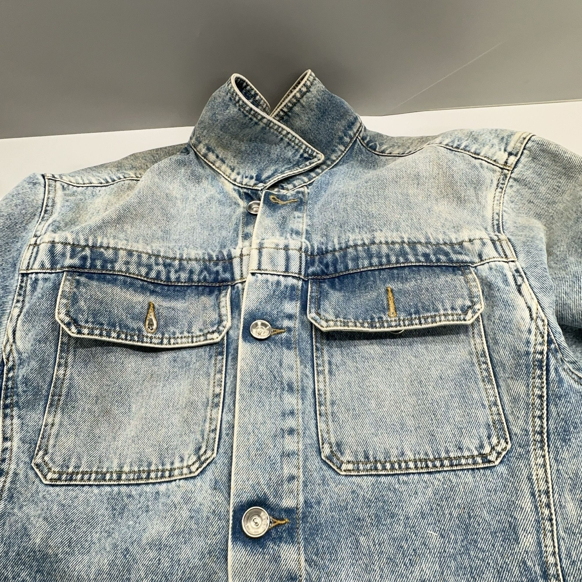 Maison Margiela Maison Margiela Light Wash Denim Jacket XS Size XS / US 0-2 / IT 36-38 - 7 Thumbnail