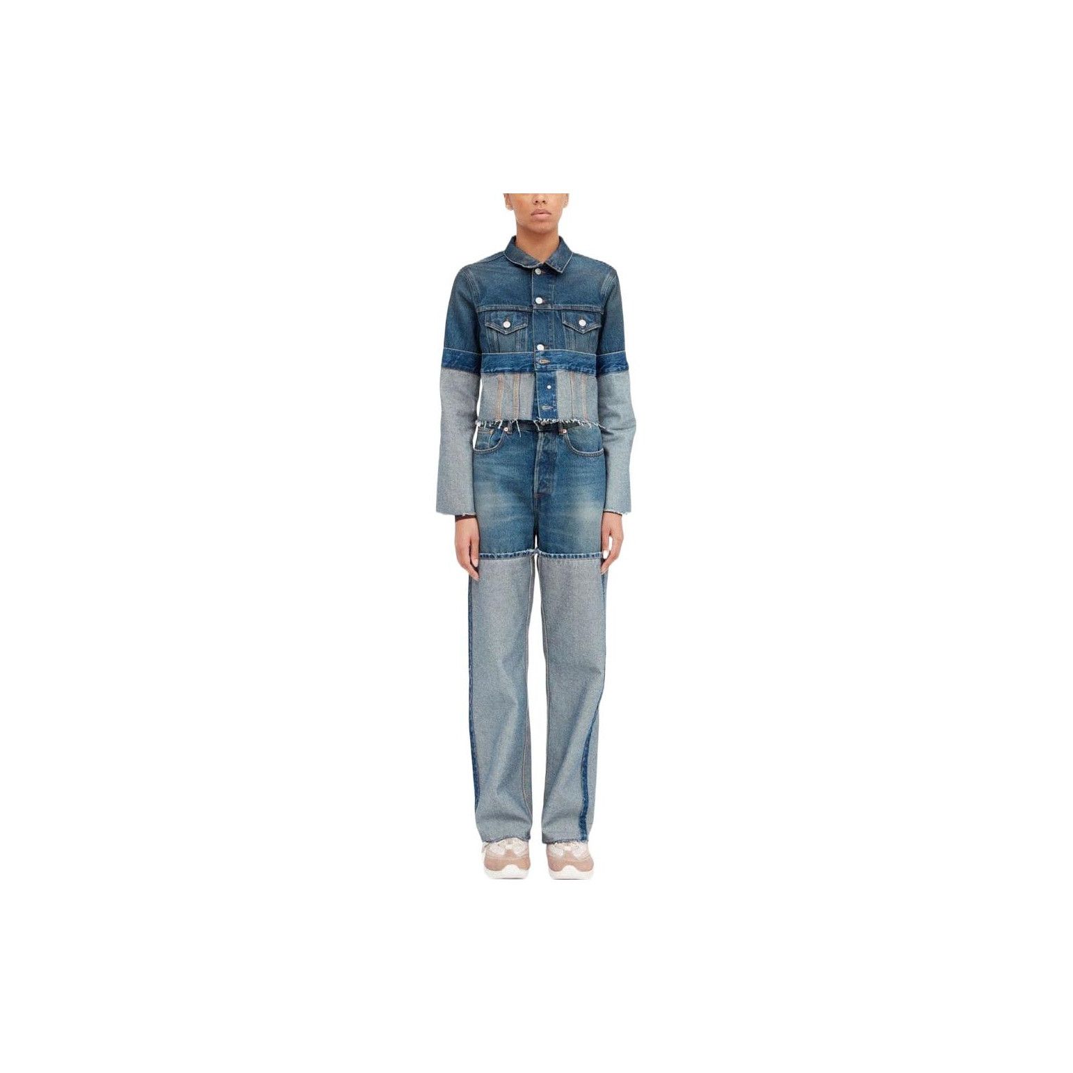 MM6 MM6 Maison Margiela Deconstructed Denim Jacket Size 36 Size XS / US 0-2 / IT 36-38 - 6 Thumbnail