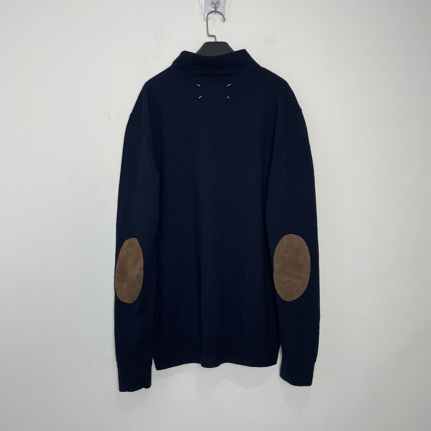 Maison Margiela Maison Margiela Suede Elbow Patch Polo Size L Size US L / EU 52-54 / 3 - 2 Thumbnail