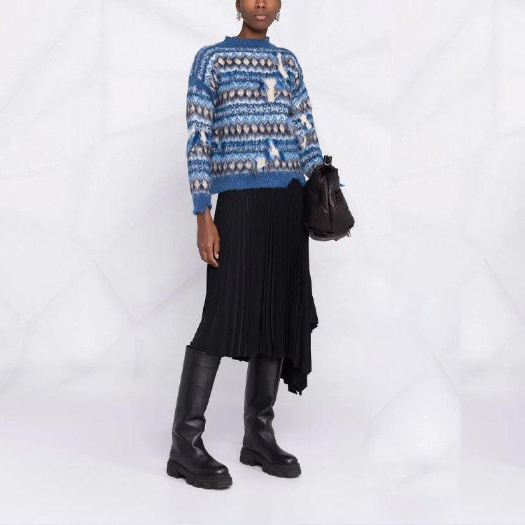 Maison Margiela Maison Margiela Distressed Diamond Sweater Size S Size S / US 4 / IT 40 - 9 Thumbnail