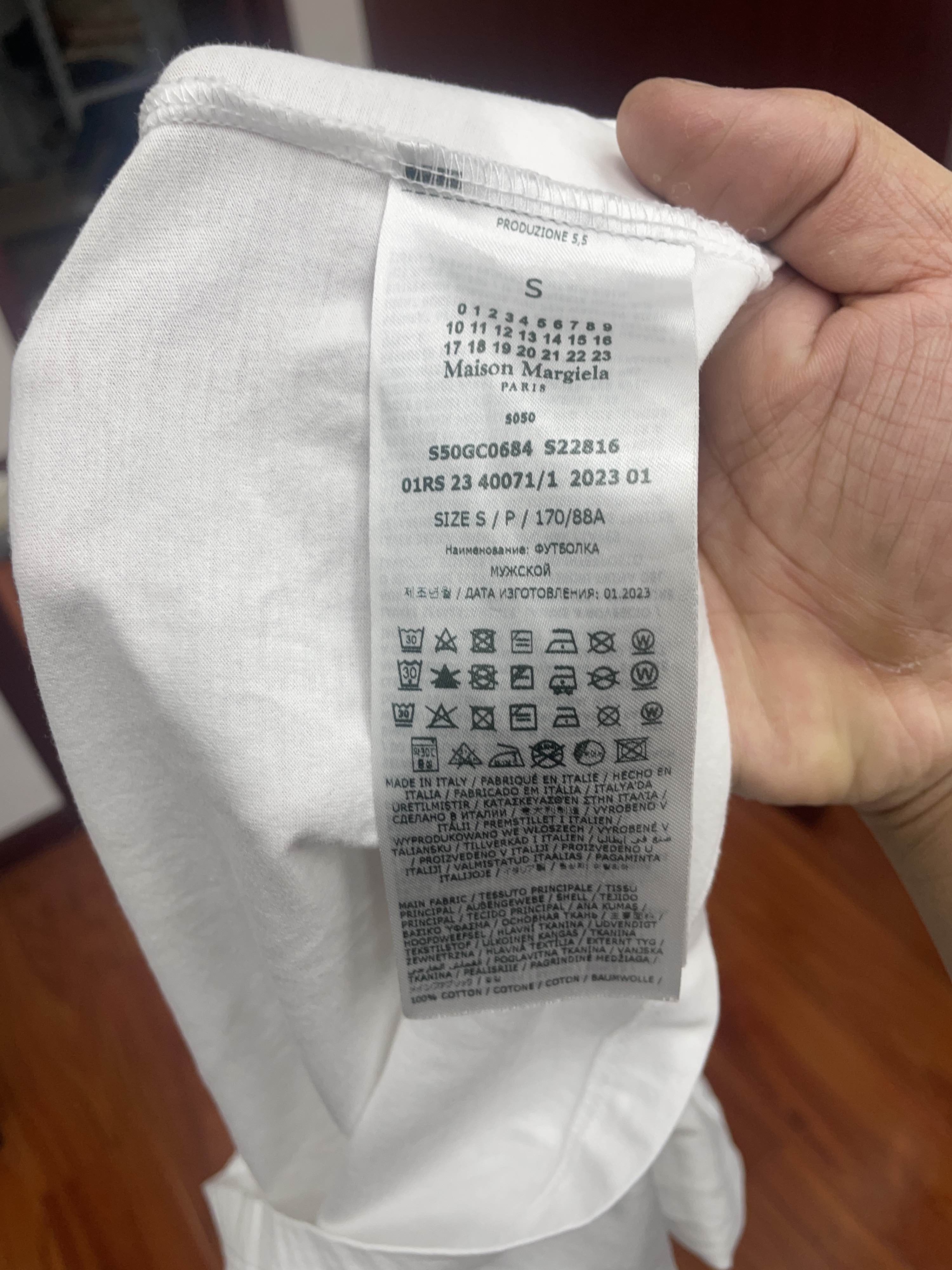 Maison Margiela Maison Margiela Numeric Logo T-Shirt Size S Size US S / EU 44-46 / 1 - 4 Thumbnail