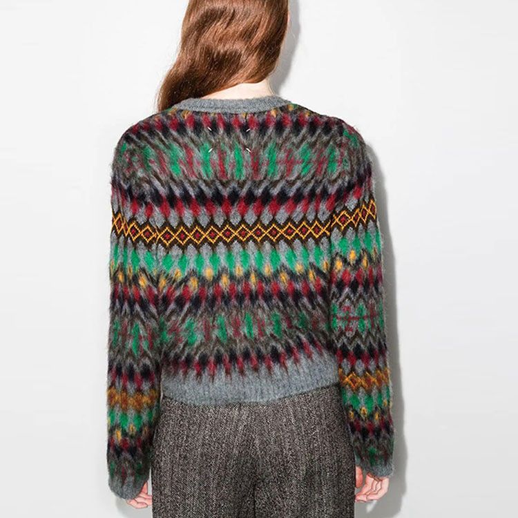 Maison Margiela Maison Margiela Multi Pattern Sweater Size M Size M / US 6-8 / IT 42-44 - 7 Thumbnail
