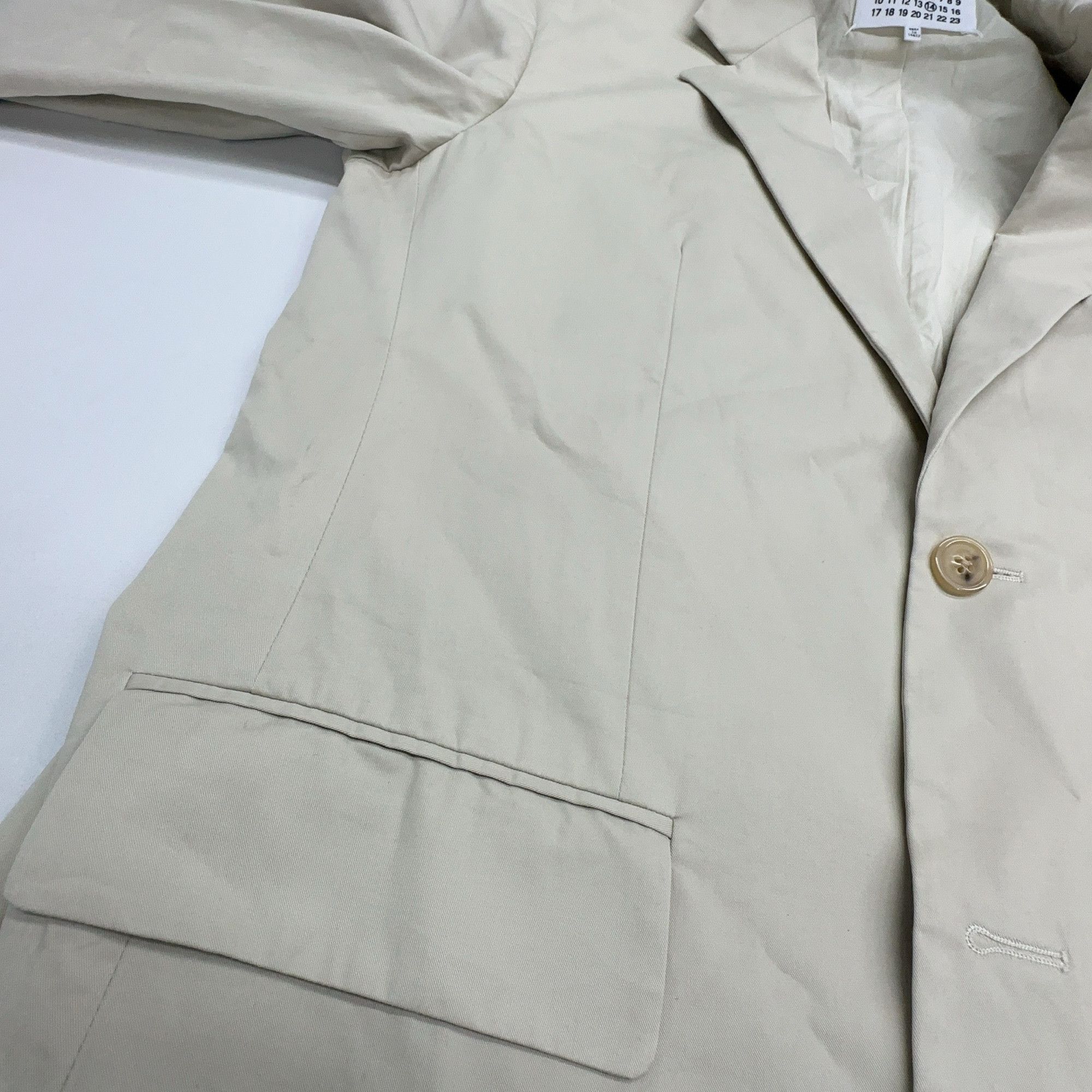 Maison Margiela Maison Margiela Beige Blazer Size 50 Size 40R - 8 Thumbnail