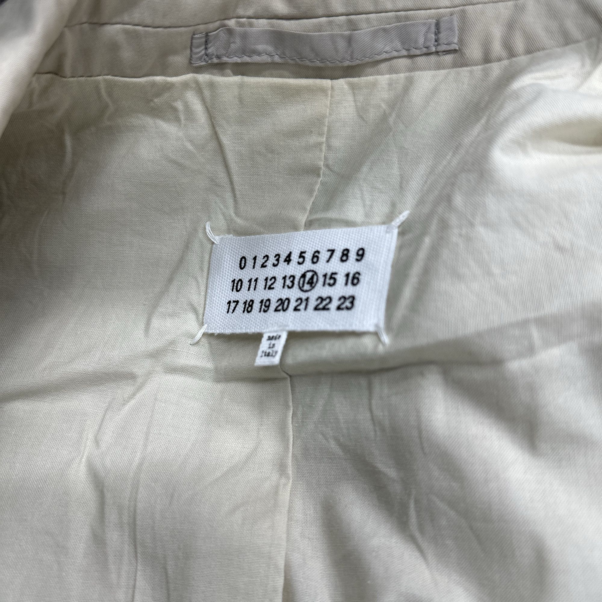 Maison Margiela Maison Margiela Beige Blazer Size 50 Size 40R - 3 Thumbnail