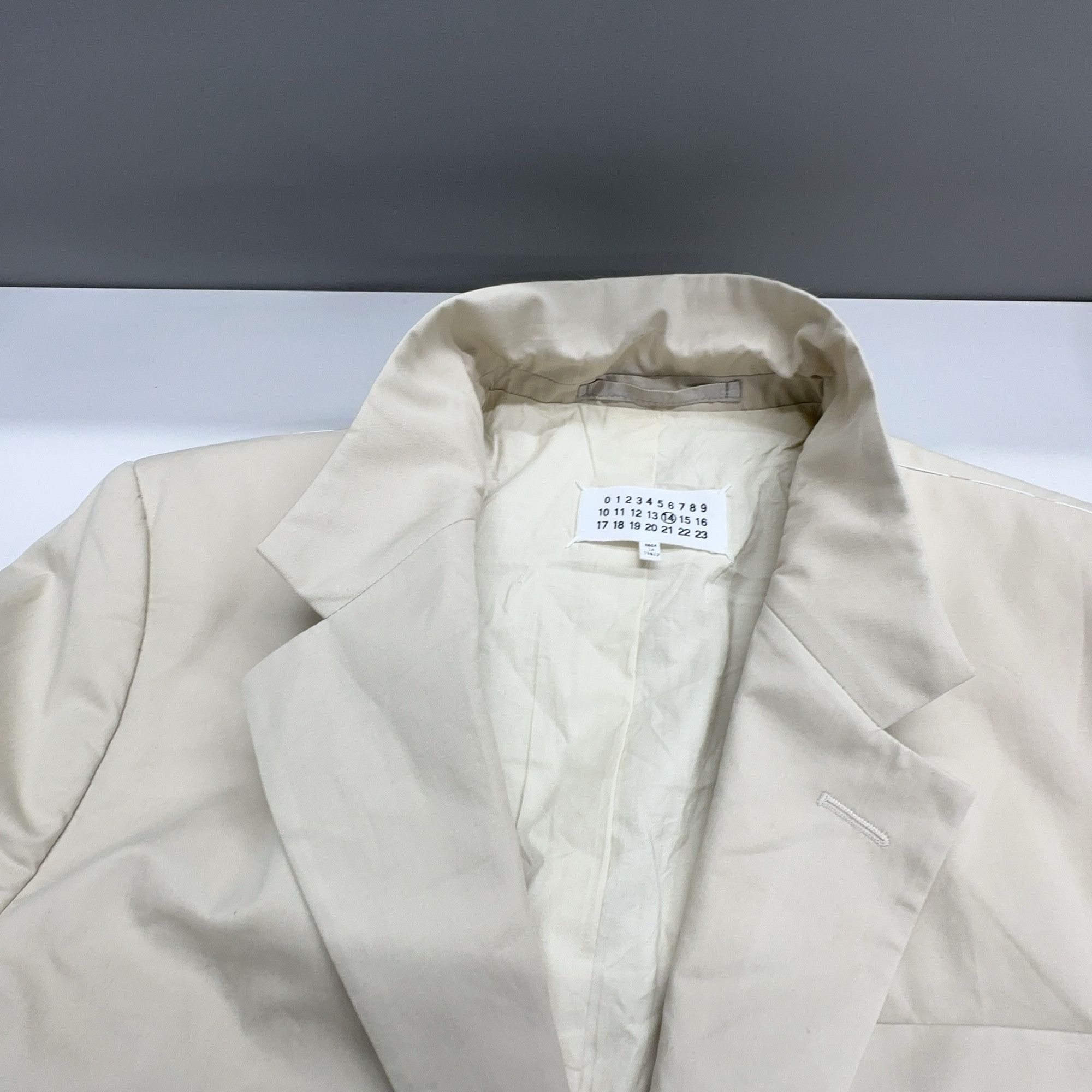 Maison Margiela Maison Margiela Beige Blazer Size 50 Size 40R - 5 Thumbnail