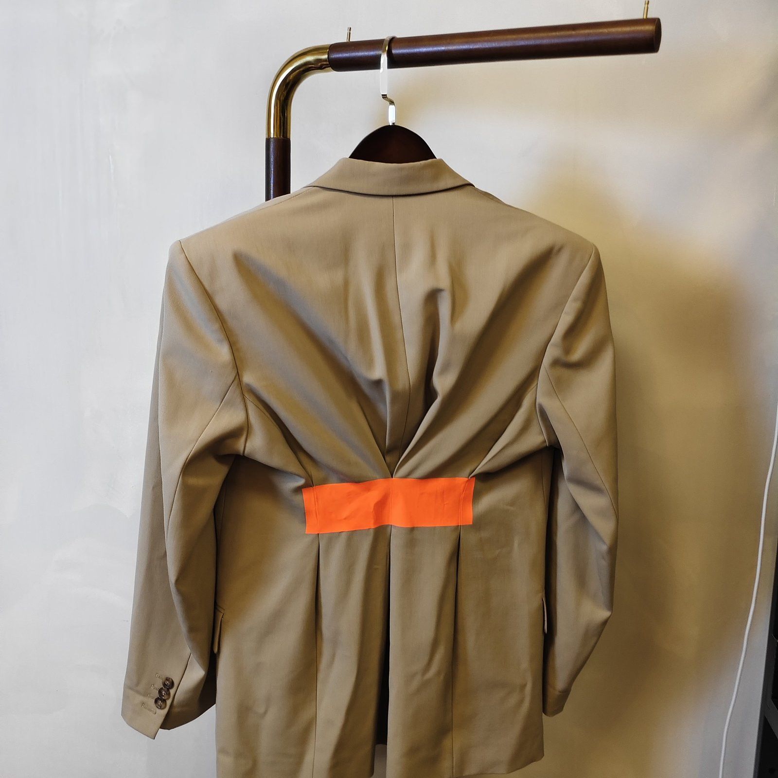 Maison Margiela Maison Margiela Beige Single-Breasted Blazer Size 36 Size XS / US 0-2 / IT 36-38 - 2 Thumbnail