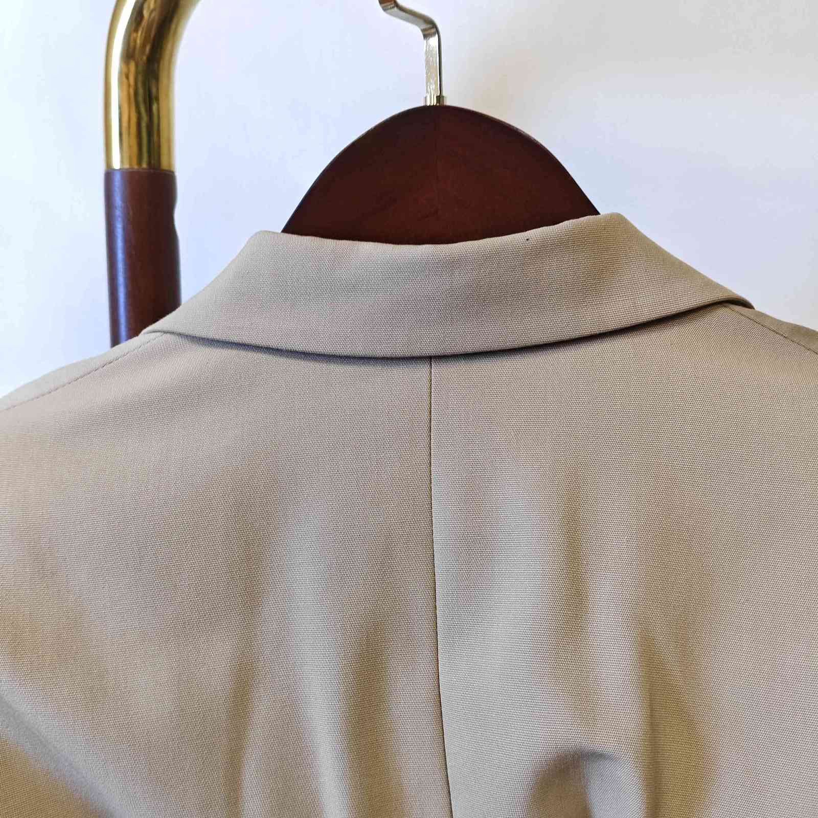 Maison Margiela Maison Margiela Beige Single-Breasted Blazer Size 36 Size XS / US 0-2 / IT 36-38 - 6 Thumbnail