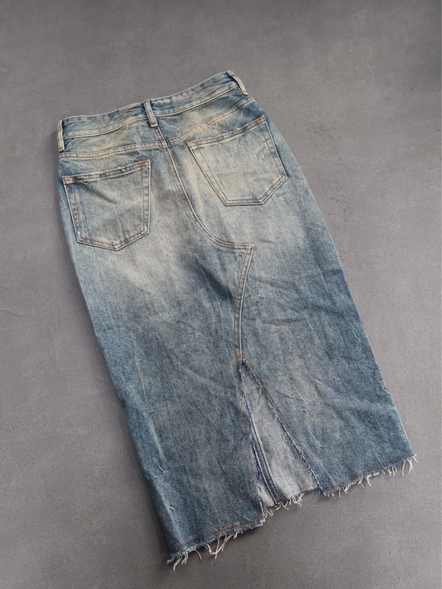 MM6 MM6 Maison Margiela Denim Midi Skirt Size 38 Size 26" / US 2 / IT 38 - 2 Thumbnail