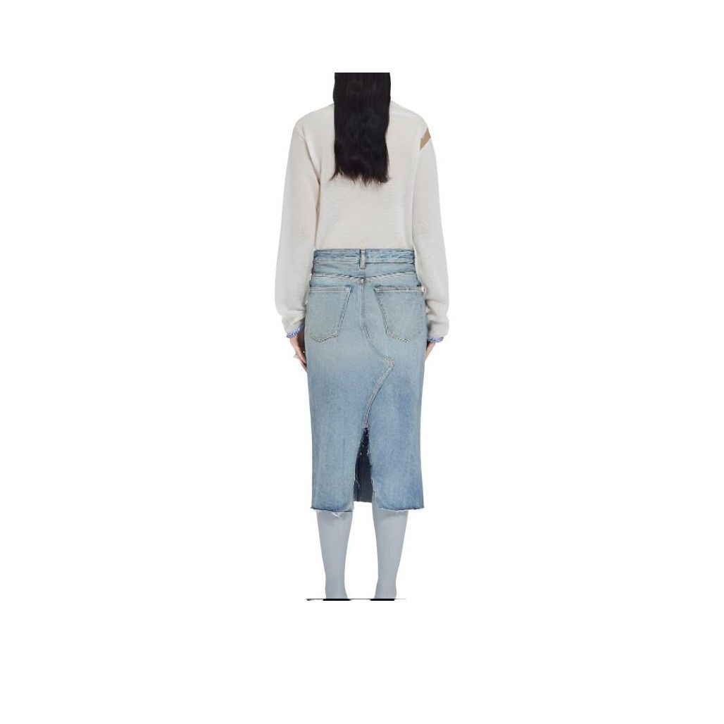 MM6 MM6 Maison Margiela Denim Midi Skirt Size 38 Size 26" / US 2 / IT 38 - 9 Thumbnail