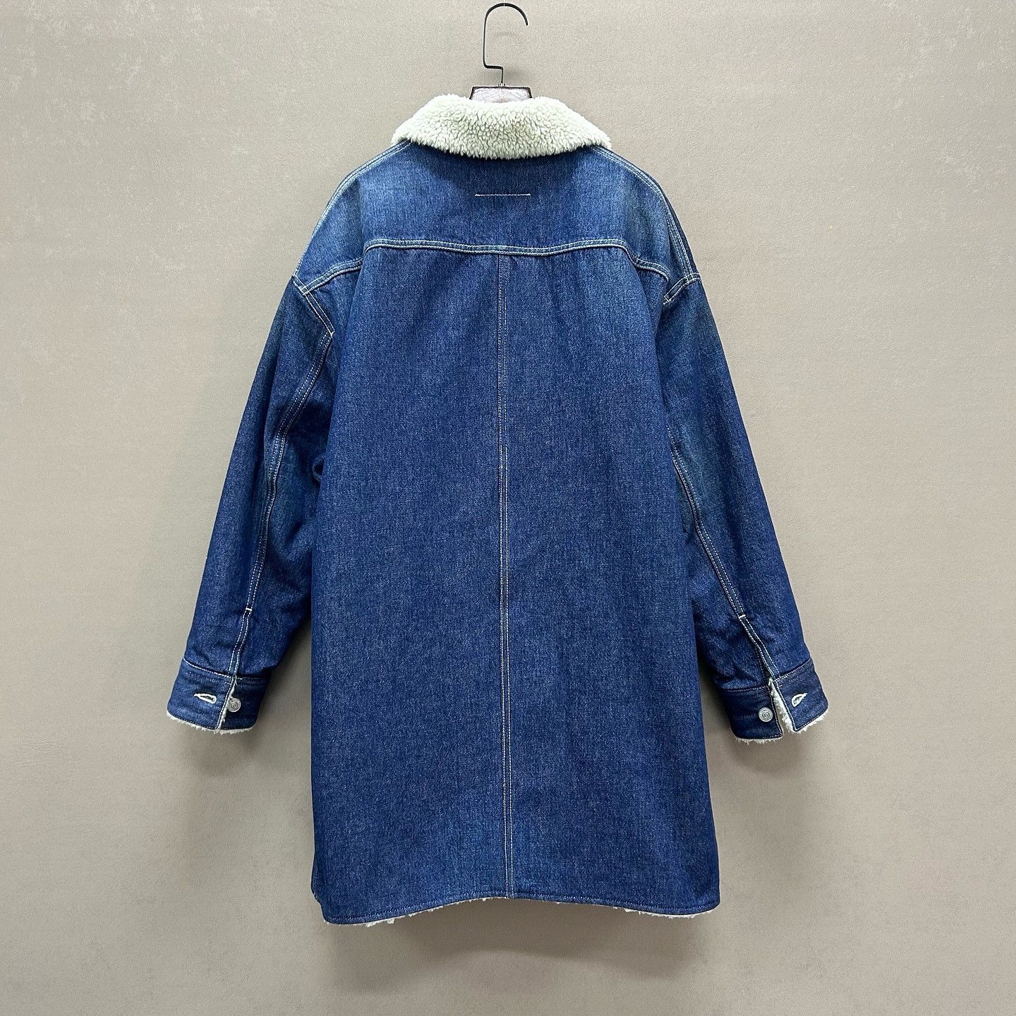 MM6 MM6 Maison Margiela Fleece Lined Denim Jacket Size 40 Size S / US 4 / IT 40 - 2 Thumbnail