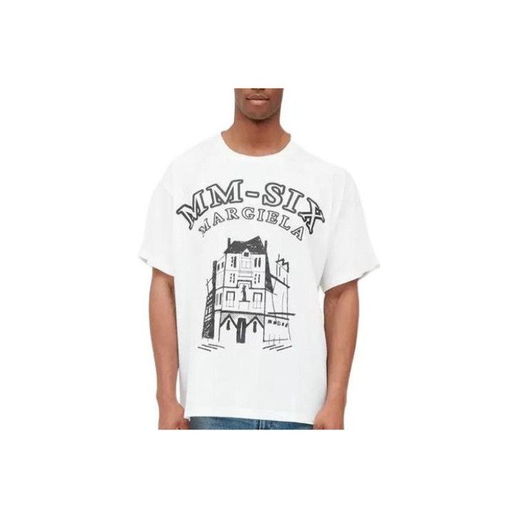 MM6 MM6 Maison Margiela House Graphic T-Shirt Size XS Size US XS / EU 42 / 0 - 6 Thumbnail