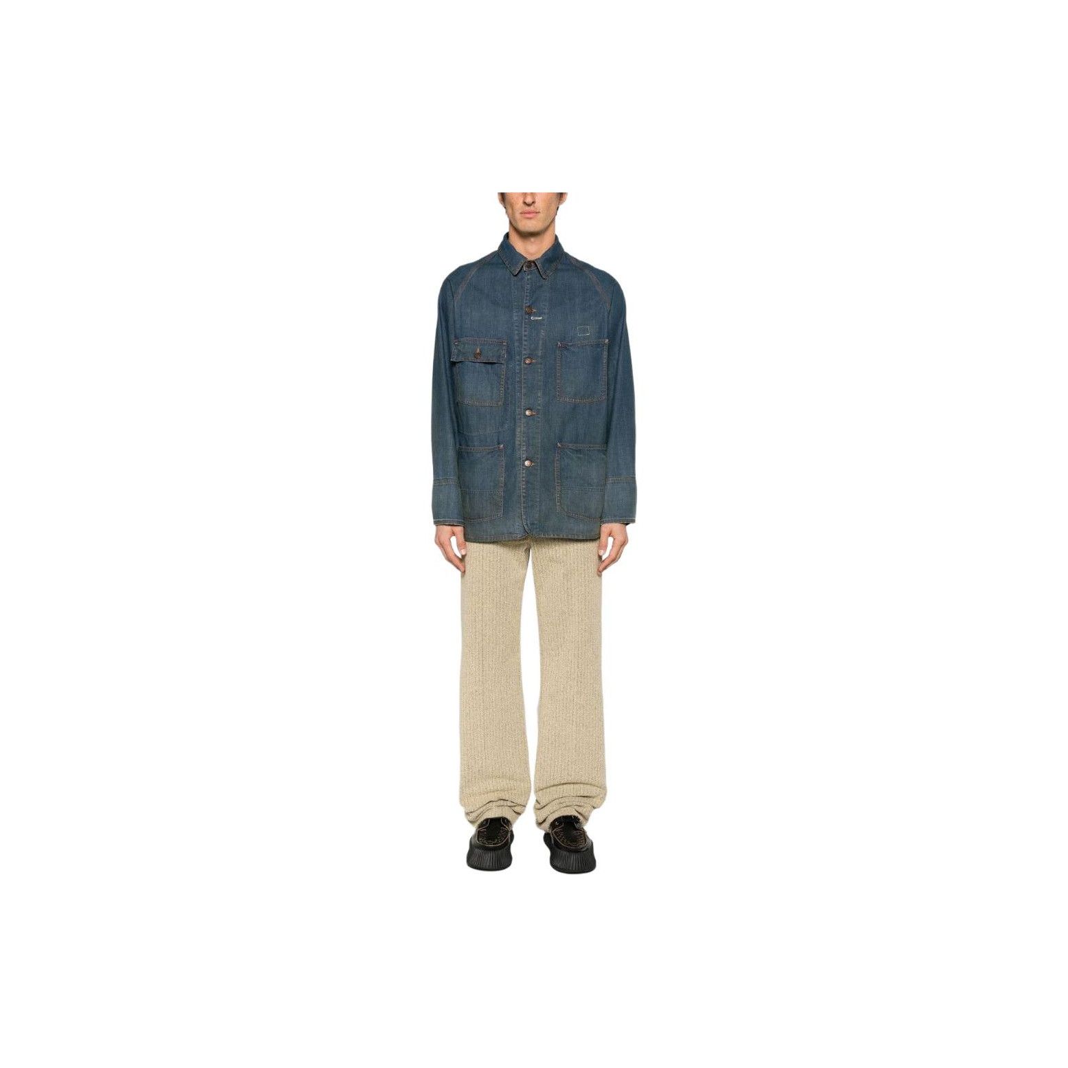 Maison Margiela Maison Margiela Cotton Denim Jacket Size 48 Size US M / EU 48-50 / 2 - 16 Thumbnail