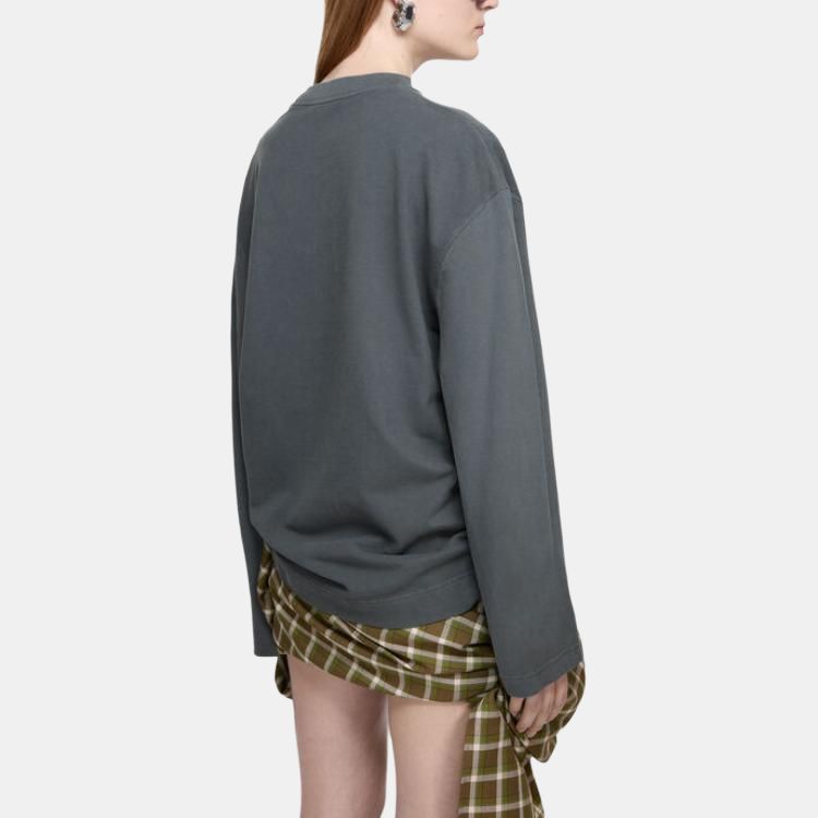 Acne Studios Acne Studios Logo Long Sleeve T-Shirt Size M Size US M / EU 48-50 / 2 - 8 Thumbnail