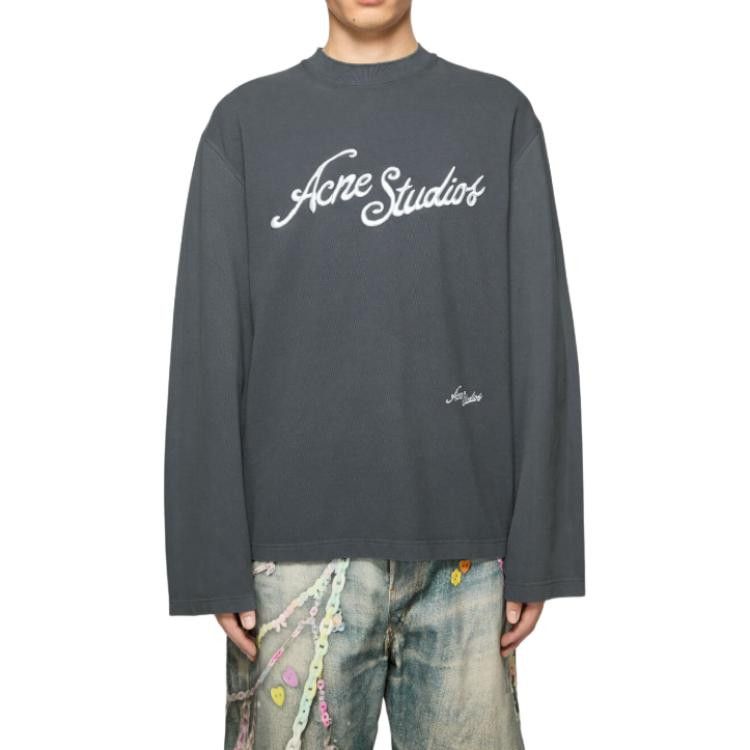 Acne Studios Acne Studios Logo Long Sleeve T-Shirt Size M Size US M / EU 48-50 / 2 - 10 Thumbnail