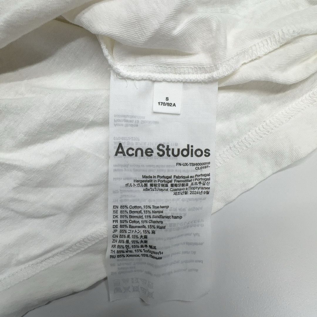 Acne Studios Acne Studios Stockholm Logo Long Sleeve T-Shirt Size S Size US S / EU 44-46 / 1 - 3 Thumbnail