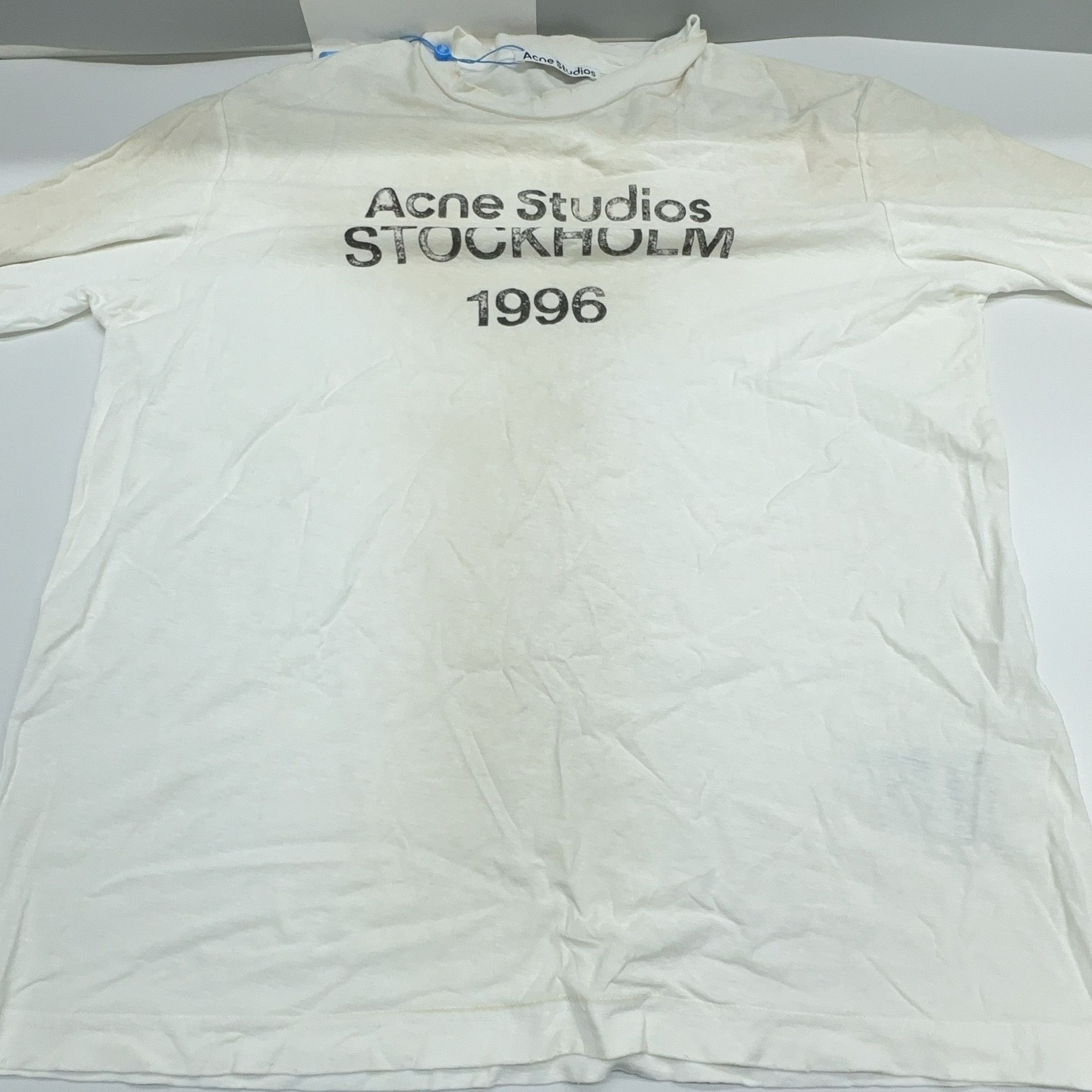 Acne Studios Acne Studios Stockholm Logo Long Sleeve T-Shirt Size S Size US S / EU 44-46 / 1 - 10 Thumbnail