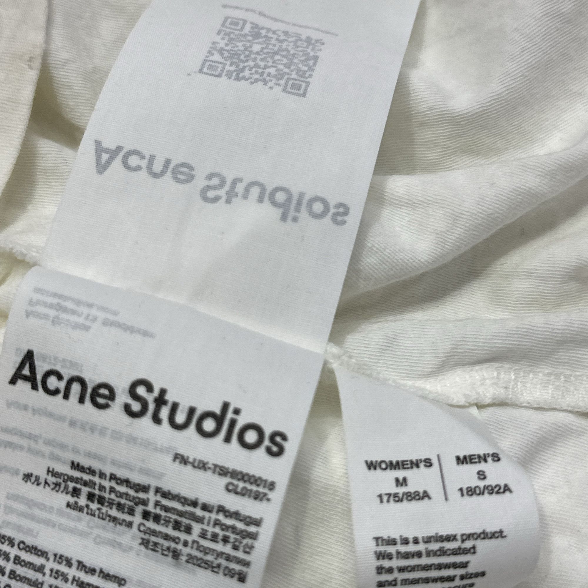 Acne Studios Acne Studios 1996 Logo Print Long Sleeve T-Shirt US S Size US S / EU 44-46 / 1 - 6 Thumbnail