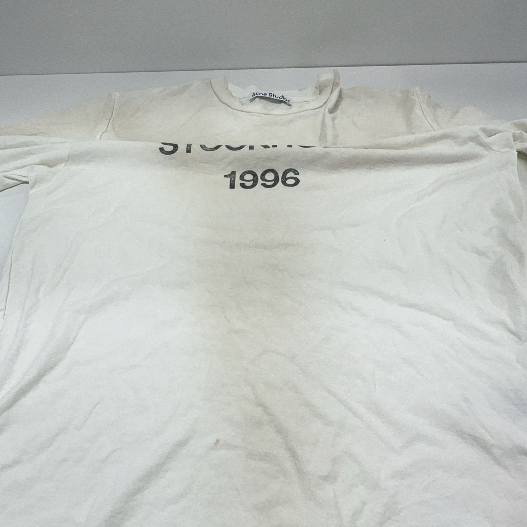 Acne Studios Acne Studios 1996 Logo Print Long Sleeve T-Shirt US S Size US S / EU 44-46 / 1 - 9 Thumbnail