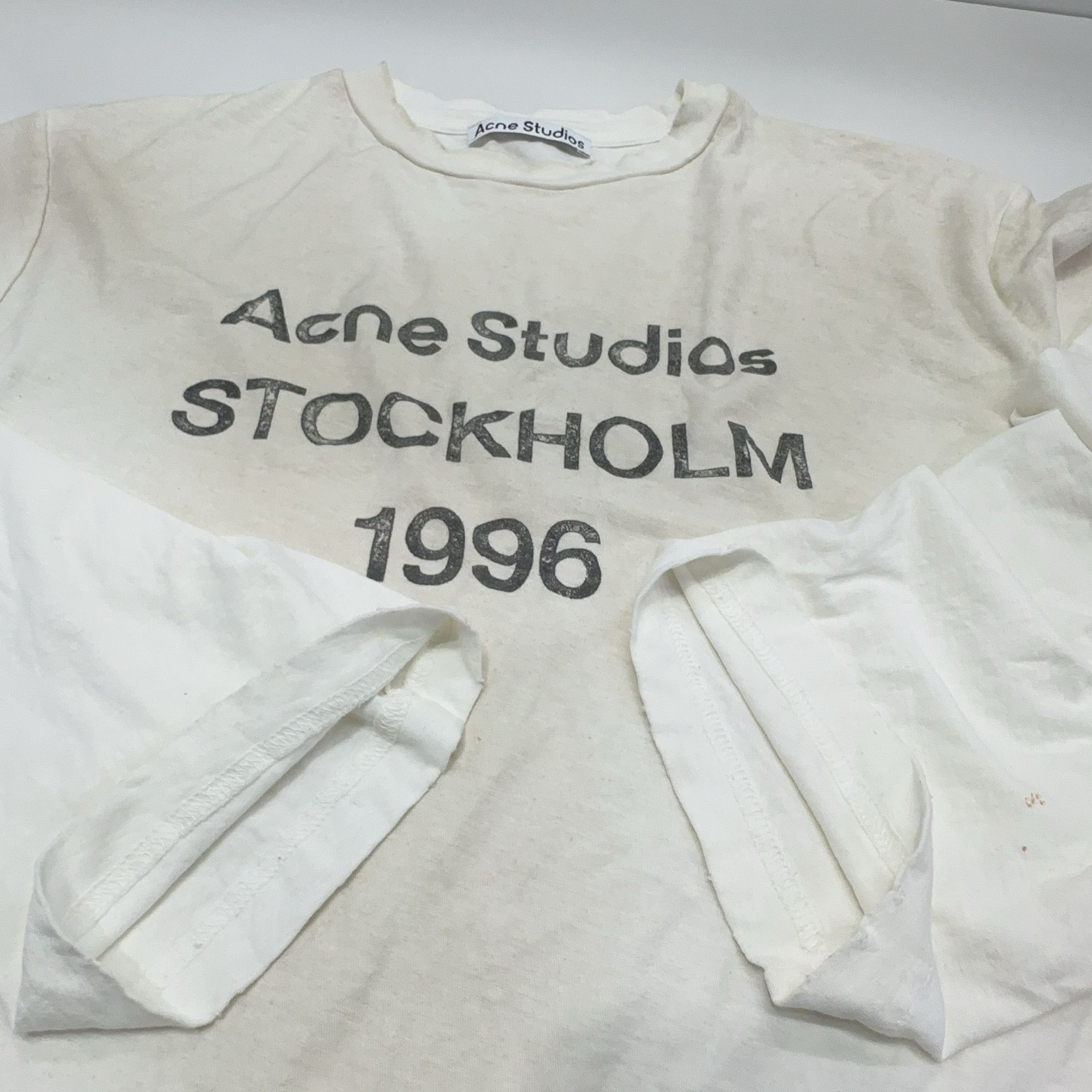 Acne Studios Acne Studios 1996 Logo Print Long Sleeve T-Shirt US S Size US S / EU 44-46 / 1 - 12 Thumbnail