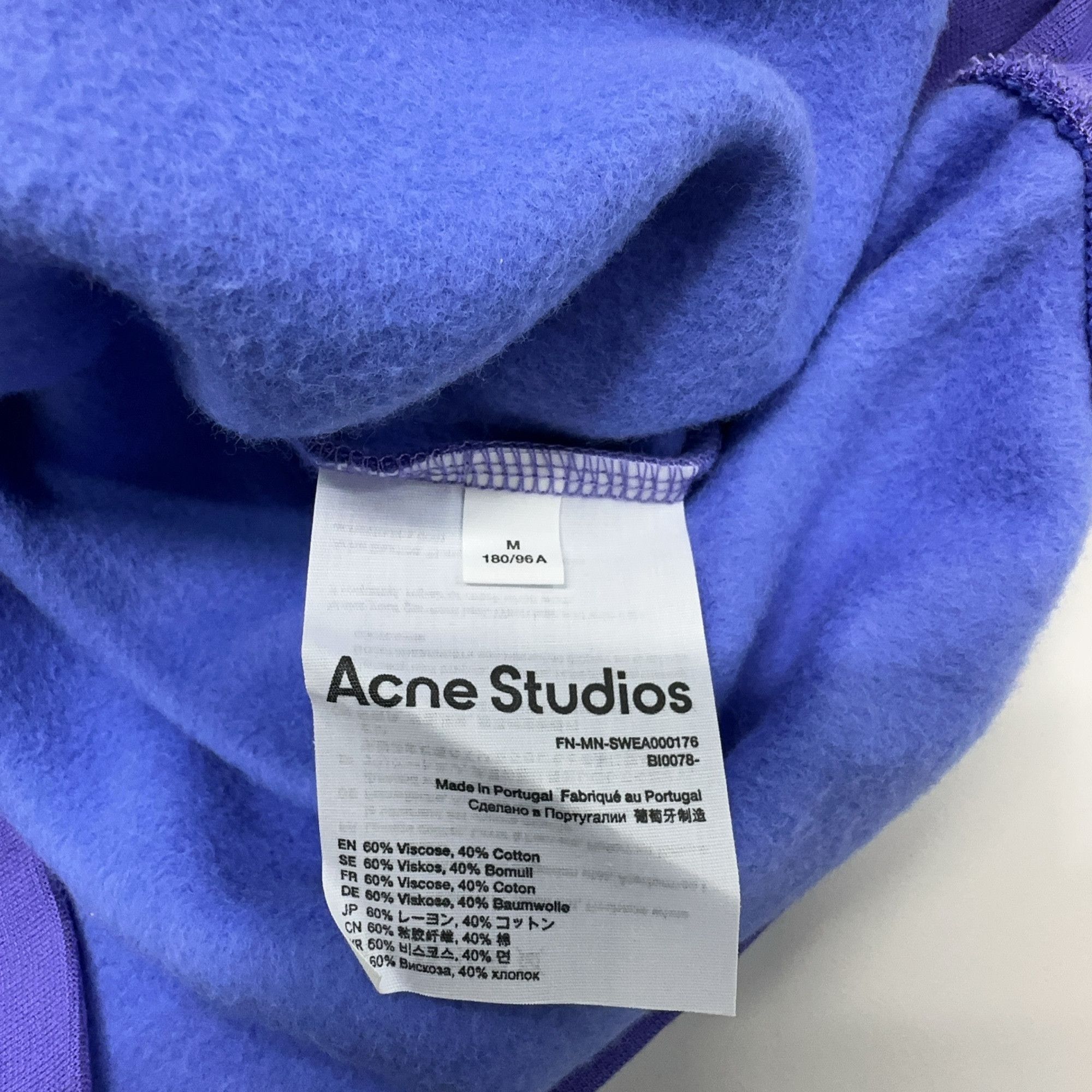 Acne Studios Acne Studios Logo Collar Sweatshirt Size M Size US M / EU 48-50 / 2 - 3 Thumbnail