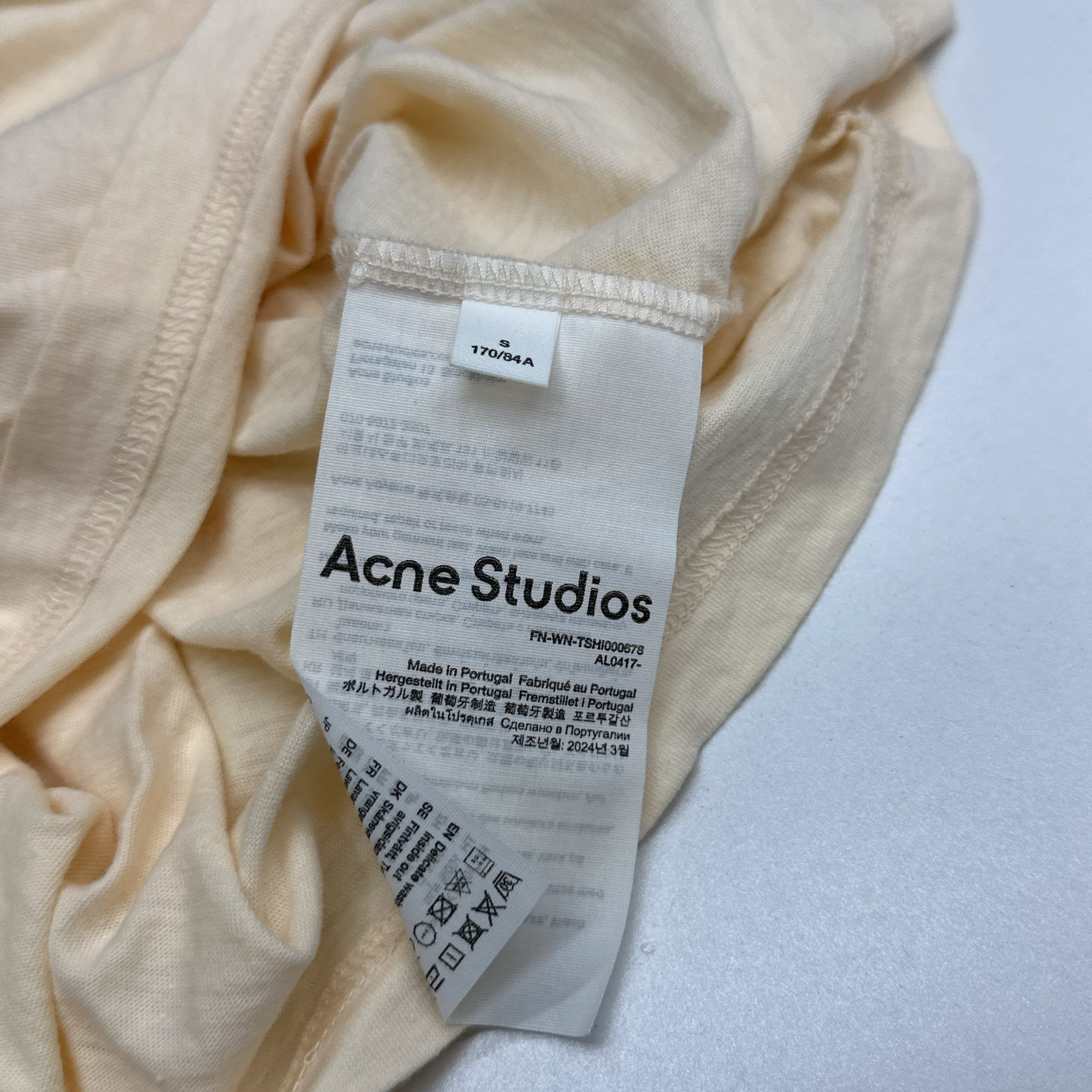 Acne Studios Acne Studios Logo Graphic T-Shirt Size S Size S / US 4 / IT 40 - 5 Thumbnail