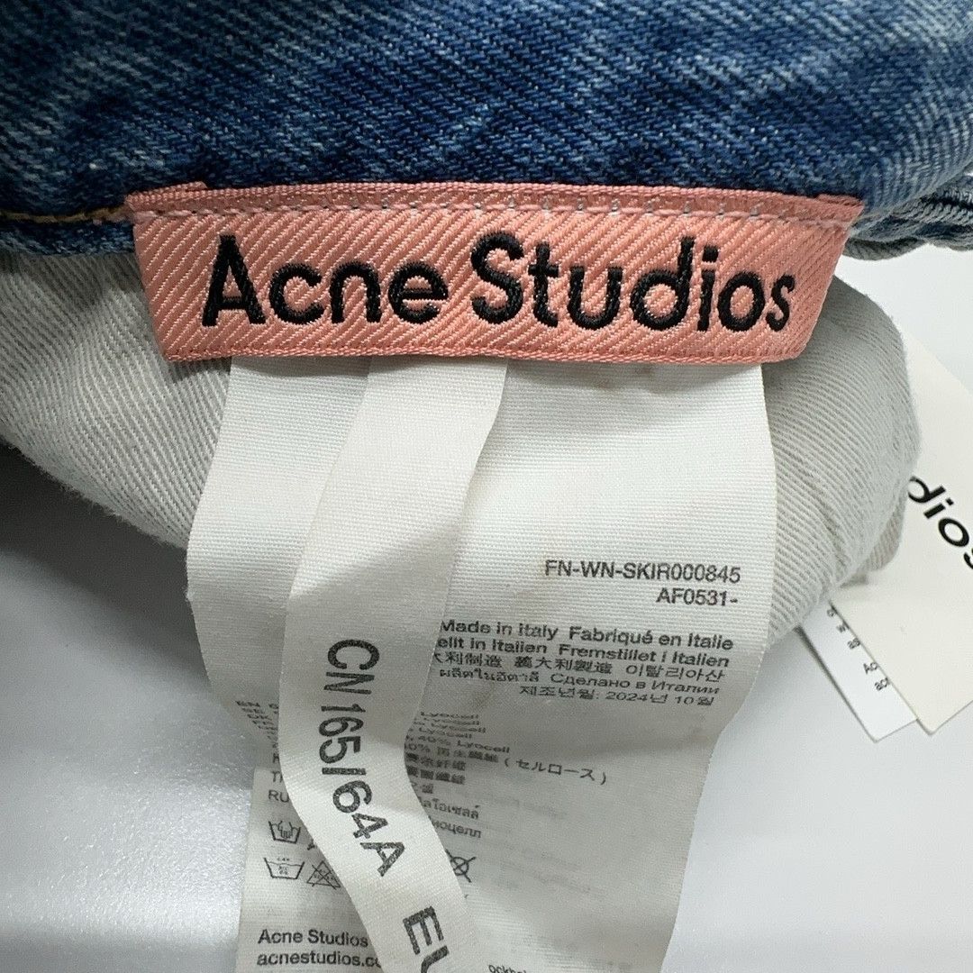 Acne Studios Acne Studios Paint Splatter Denim Maxi Skirt Size 34 Size 24" / US 00 / IT 34 - 4 Thumbnail