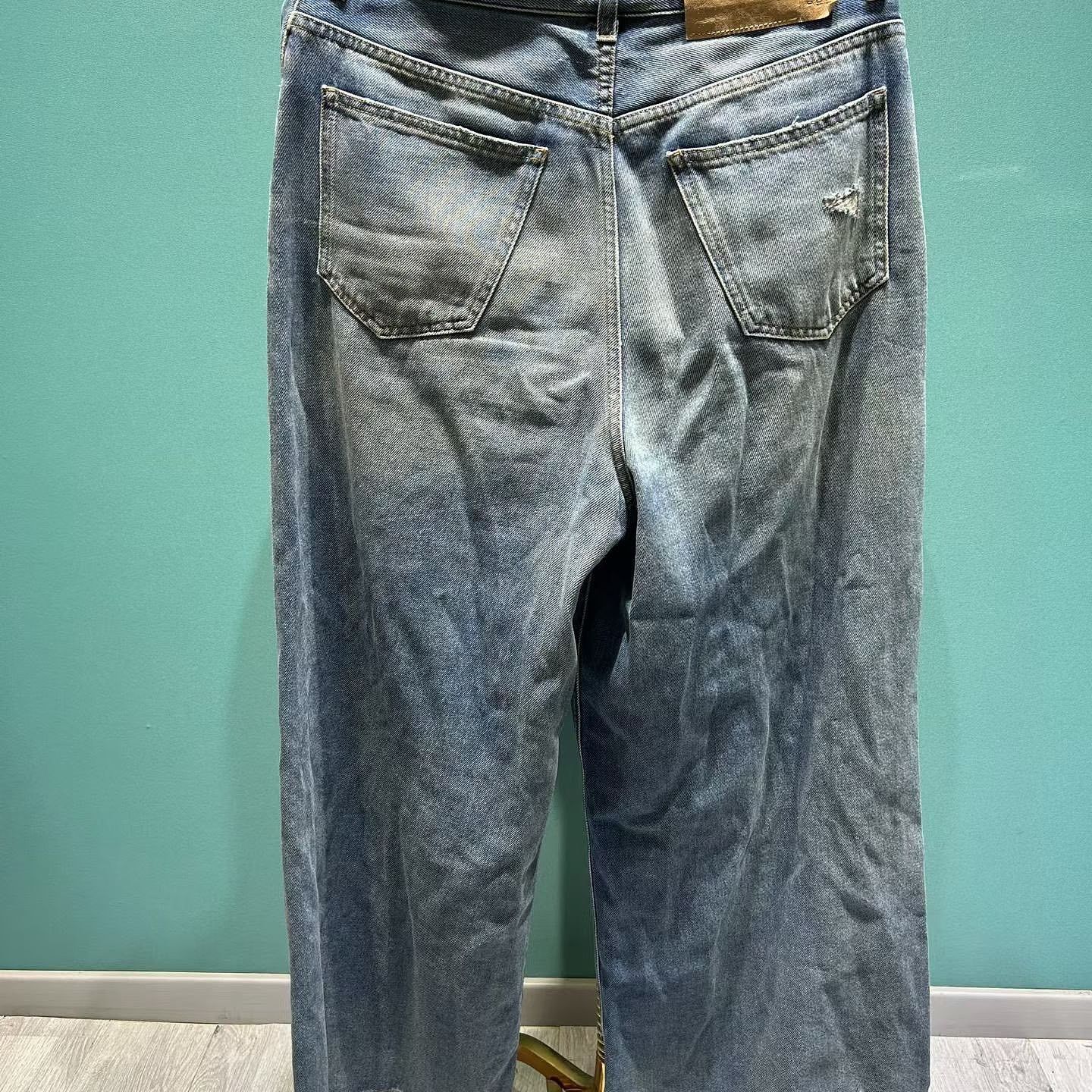 MM6 MM6 Maison Margiela Distressed Drawstring Jeans Size 27 Size 27" / US 4 / IT 40 - 2 Thumbnail
