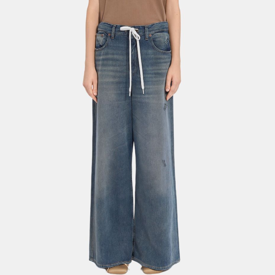 MM6 MM6 Maison Margiela Distressed Drawstring Jeans Size 27 Size 27" / US 4 / IT 40 - 12 Thumbnail
