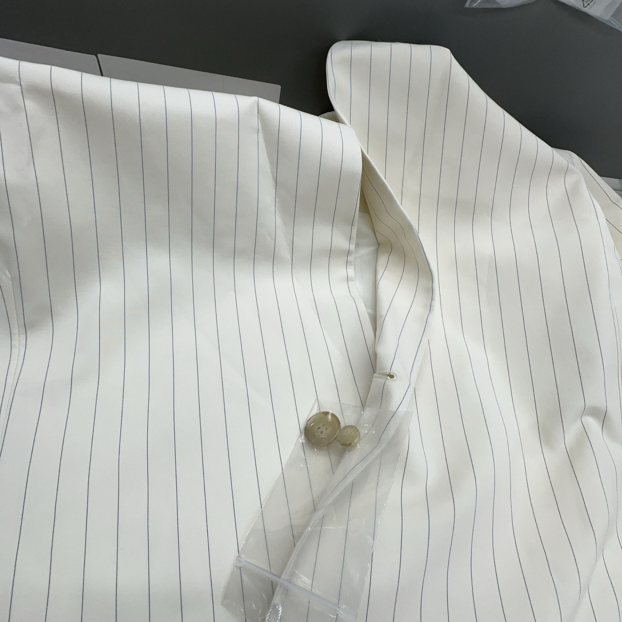 MM6 MM6 Maison Margiela Striped Double Breasted Blazer Size 36 Size XS / US 0-2 / IT 36-38 - 7 Thumbnail
