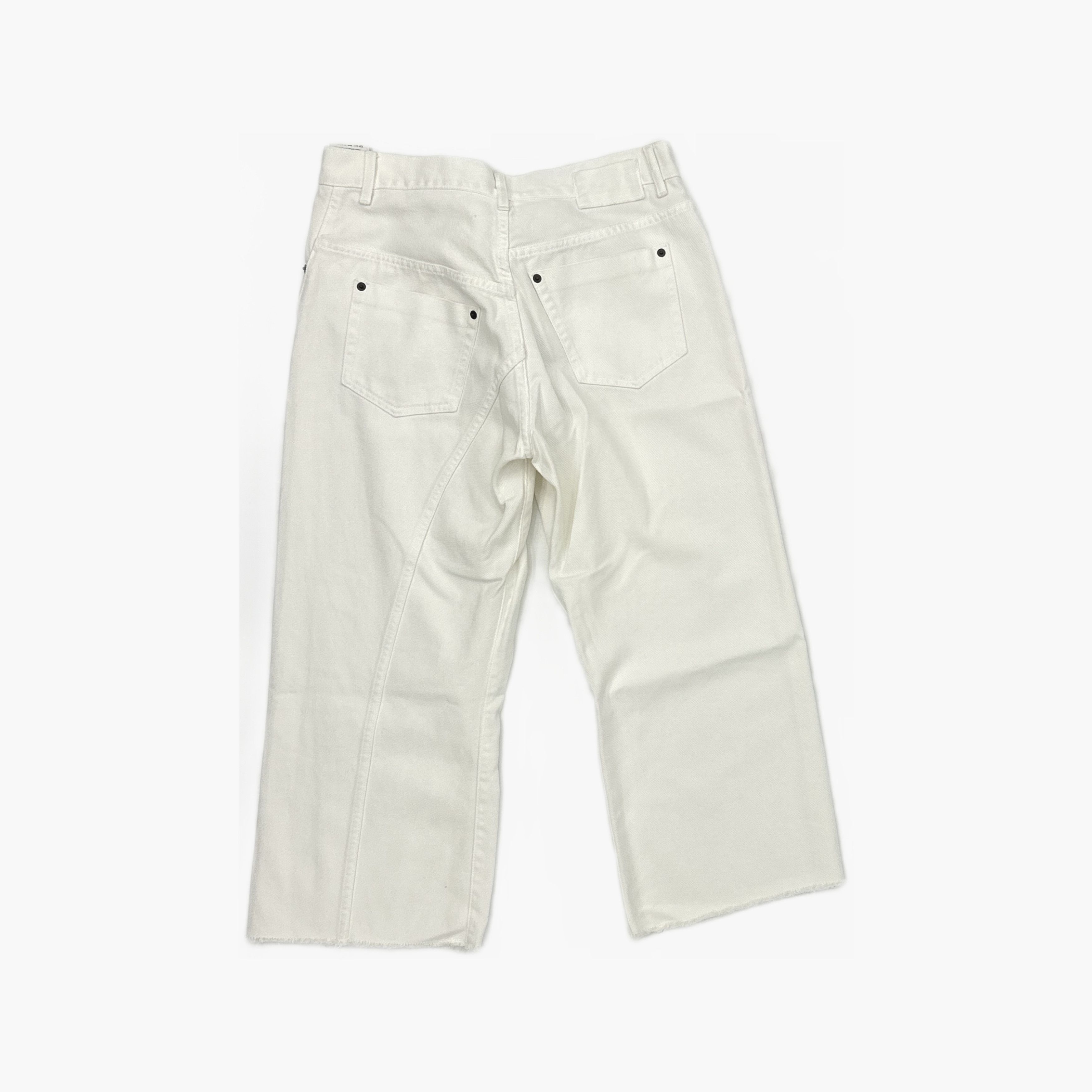 MM6 MM6 Maison Margiela White Jeans Size 44 Size 30" / US 8 / IT 44 - 2 Thumbnail