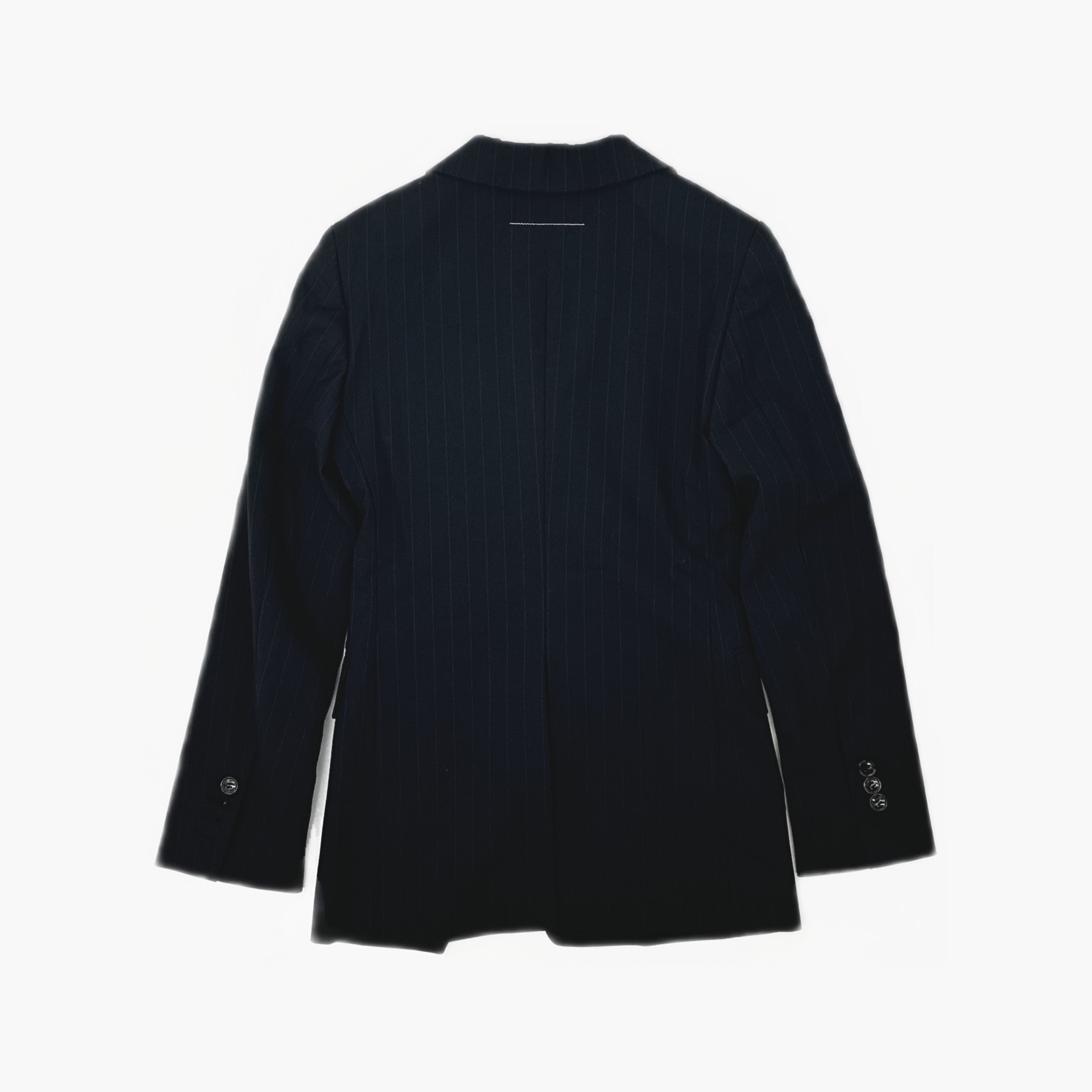 MM6 MM6 Maison Margiela Pinstripe Single-Breasted Blazer Size 36 Size XS / US 0-2 / IT 36-38 - 2 Thumbnail