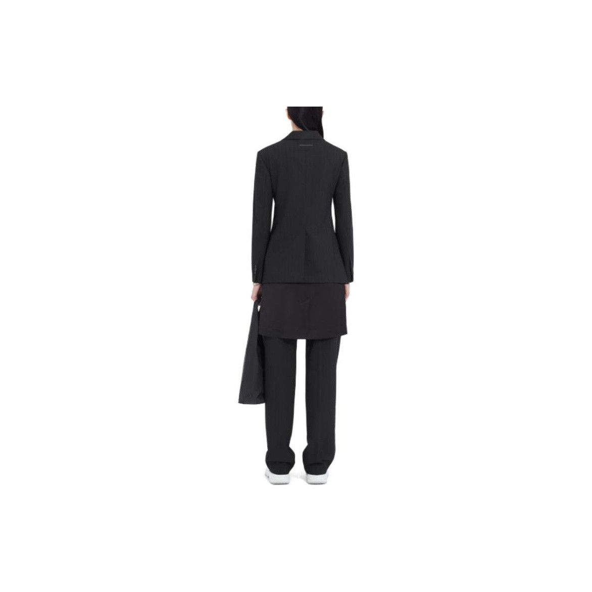 MM6 MM6 Maison Margiela Pinstripe Single-Breasted Blazer Size 36 Size XS / US 0-2 / IT 36-38 - 8 Thumbnail