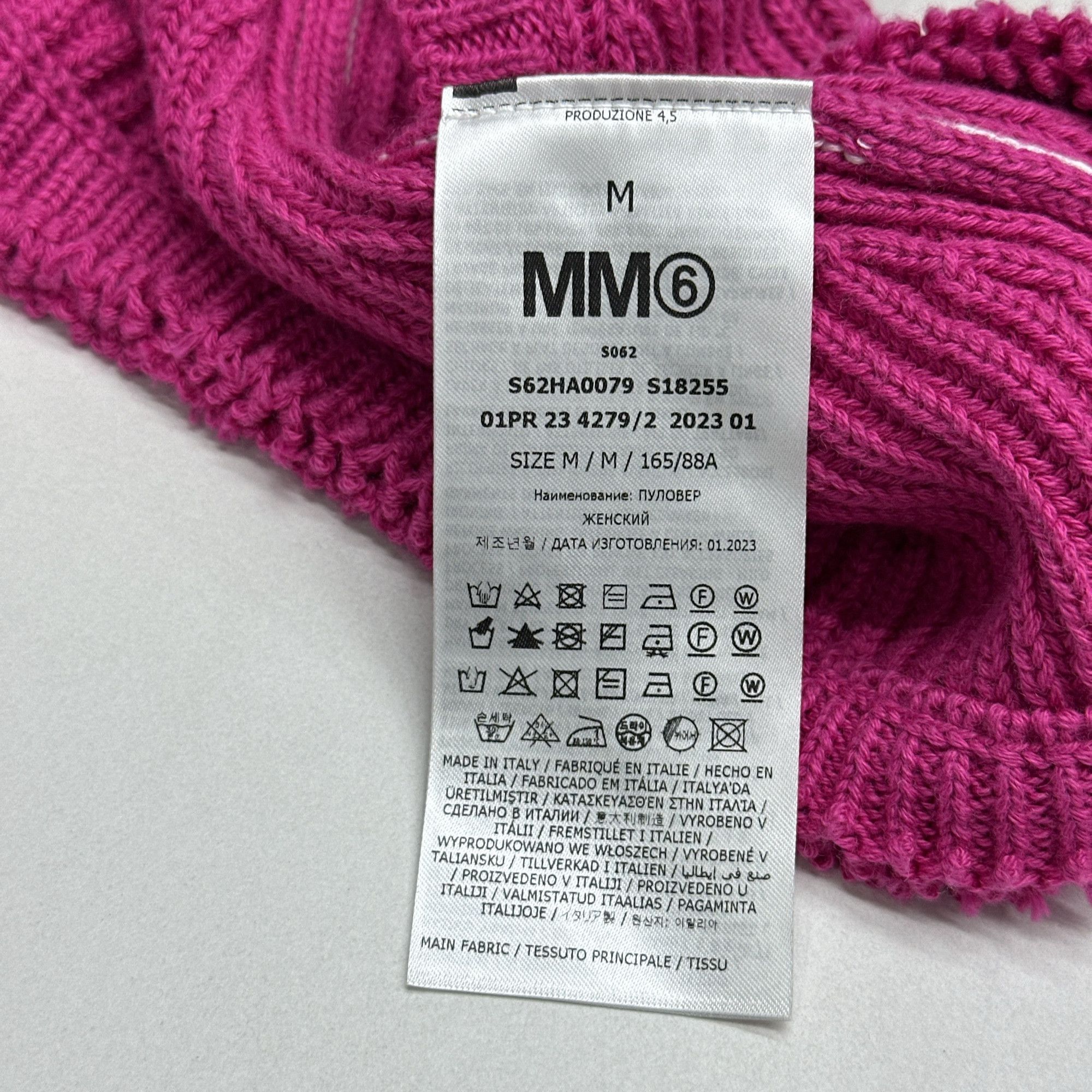 MM6 MM6 Maison Margiela Rib Knit Shrug Pink Size M Size M / US 6-8 / IT 42-44 - 3 Thumbnail