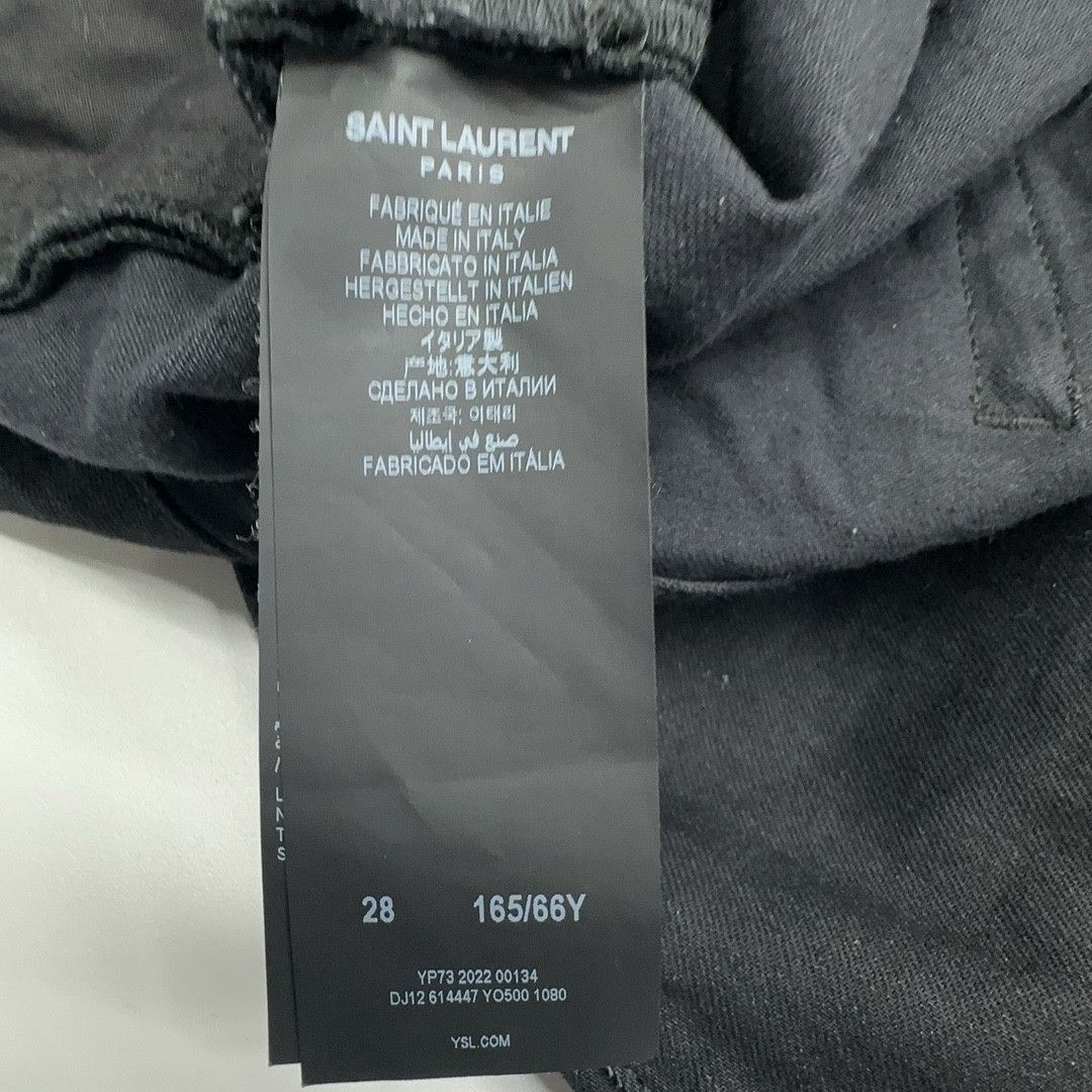 MM6 Saint Laurent D26 Skinny Black Jeans Size 28 Size US 28 / EU 44 - 4 Thumbnail
