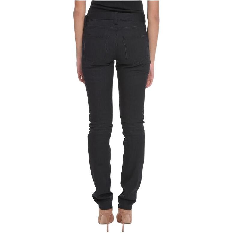 MM6 Saint Laurent D26 Skinny Black Jeans Size 28 Size US 28 / EU 44 - 12 Thumbnail
