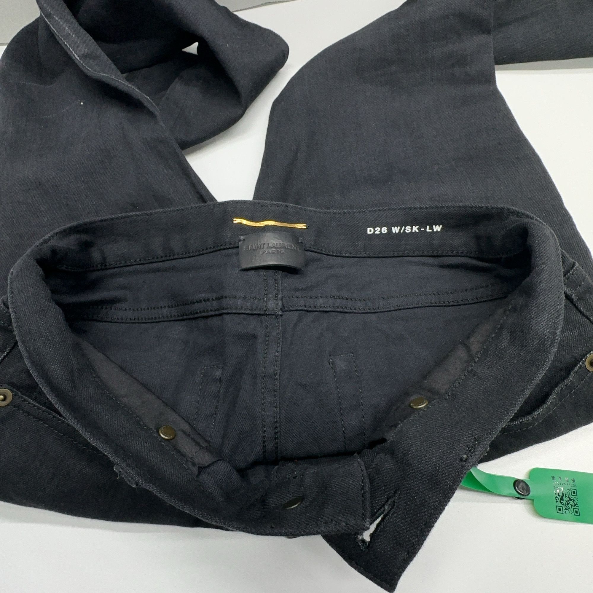 MM6 Saint Laurent D26 Skinny Black Jeans Size 28 Size US 28 / EU 44 - 5 Thumbnail