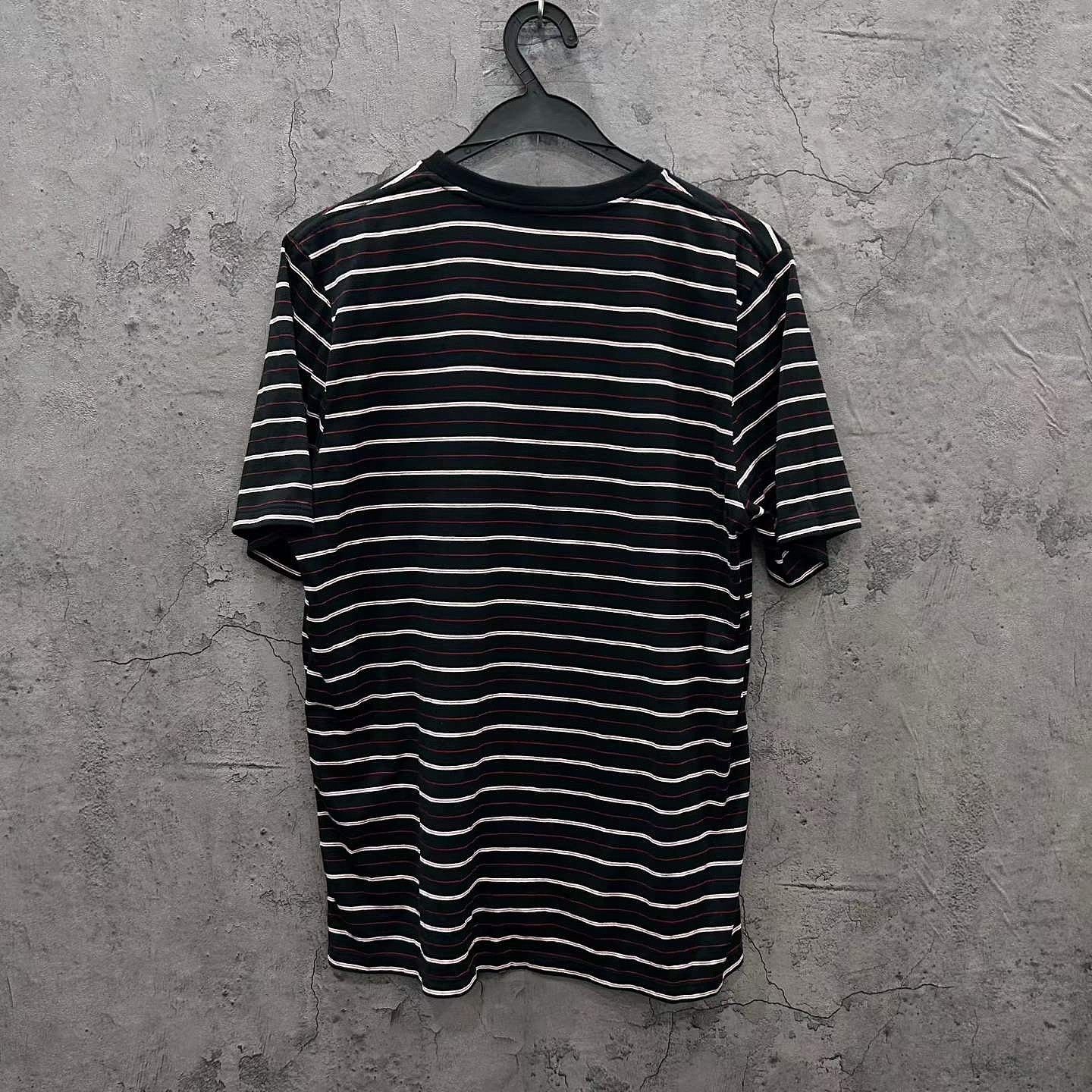 MM6 Saint Laurent Striped Embroidered Logo T-Shirt Size S Size US S / EU 44-46 / 1 - 2 Thumbnail