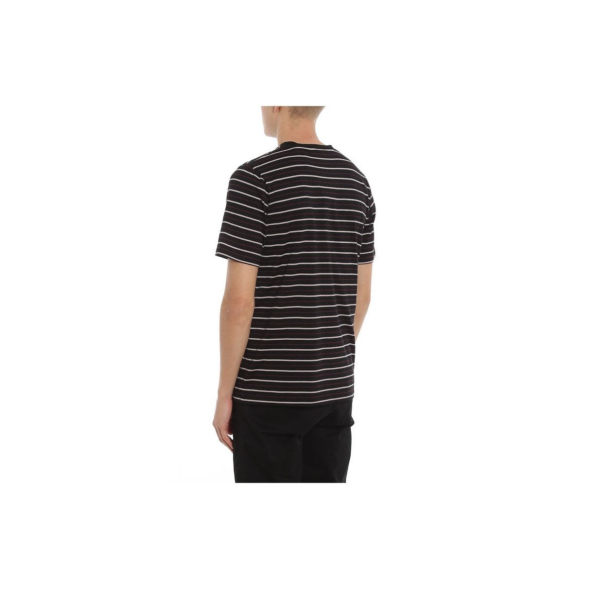 MM6 Saint Laurent Striped Embroidered Logo T-Shirt Size S Size US S / EU 44-46 / 1 - 8 Thumbnail