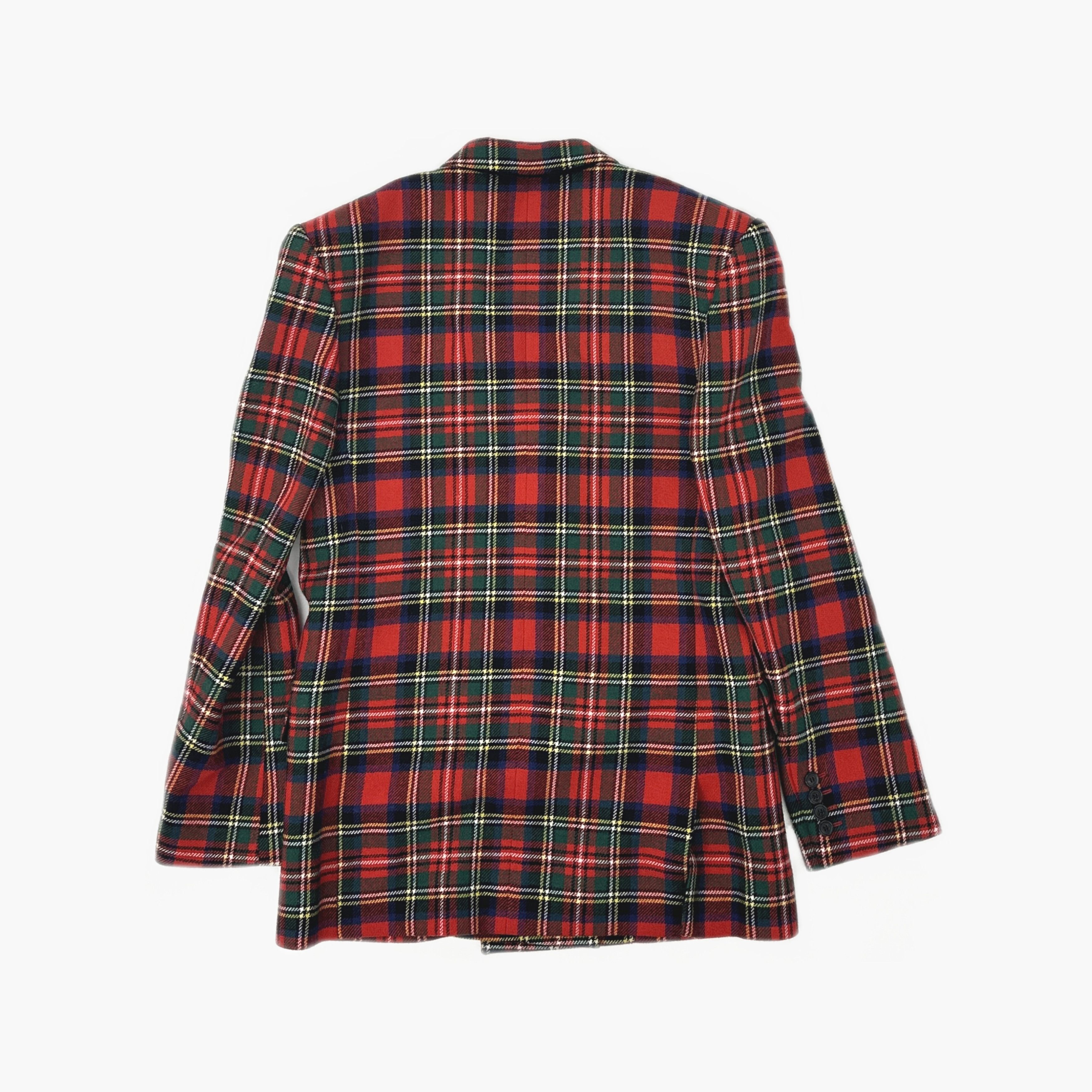 Saint Laurent Paris Saint Laurent Plaid Double-Breasted Blazer Size 38 Size S / US 4 / IT 40 - 2 Thumbnail