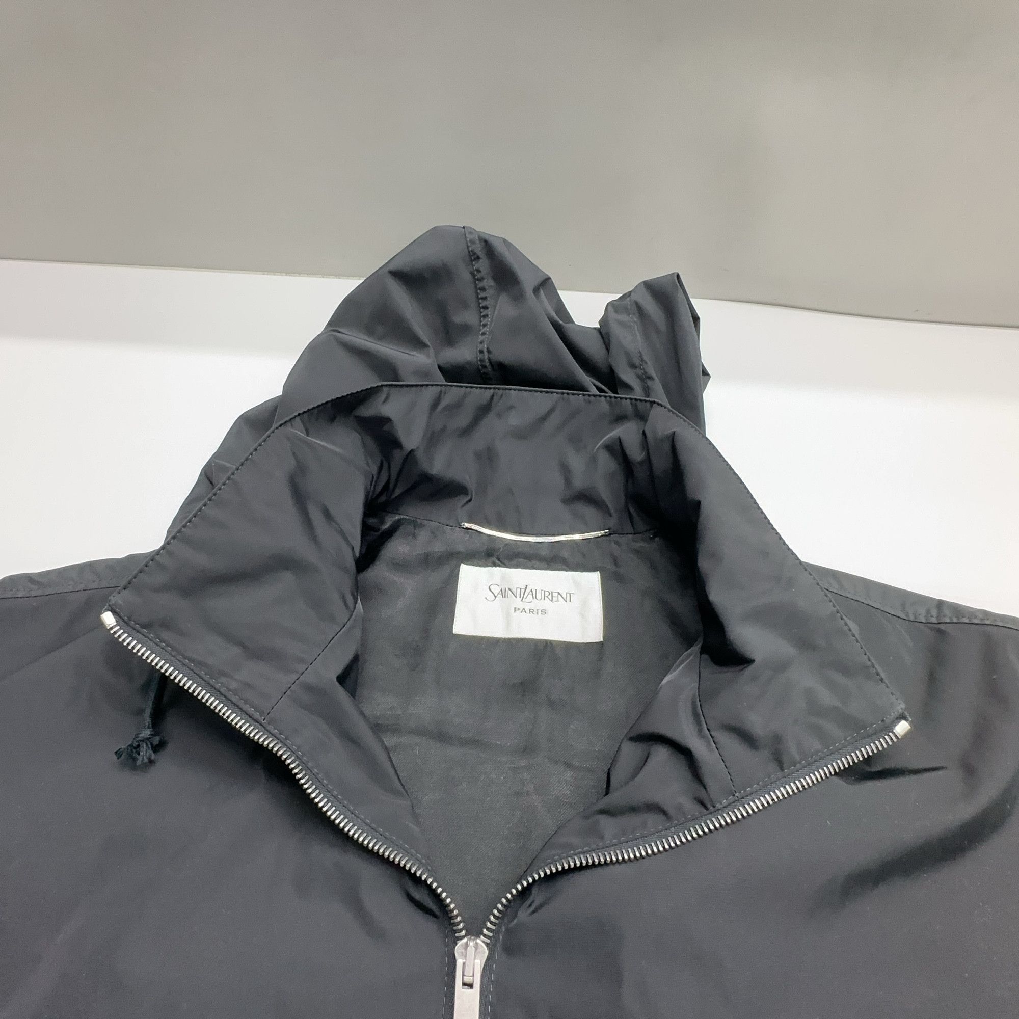 Saint Laurent Paris Saint Laurent Logo Zip Up Jacket Black Size 44 Size US S / EU 44-46 / 1 - 6 Thumbnail
